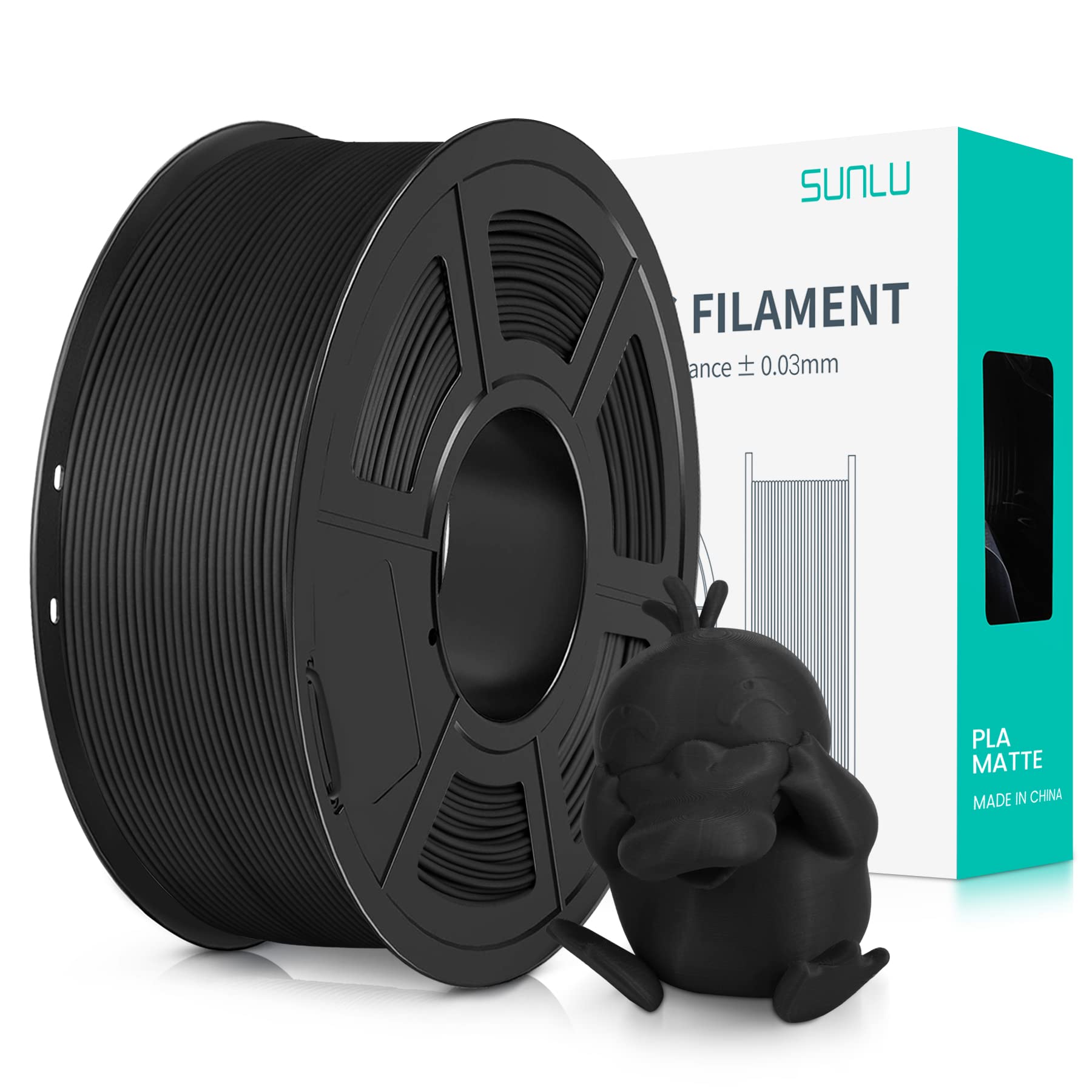 Foto 1 | Filamento Para Impresora 3d Sunlu Pla Mate, Bobina De 1,75 Mm Y 1 Kg - Venta Internacional.