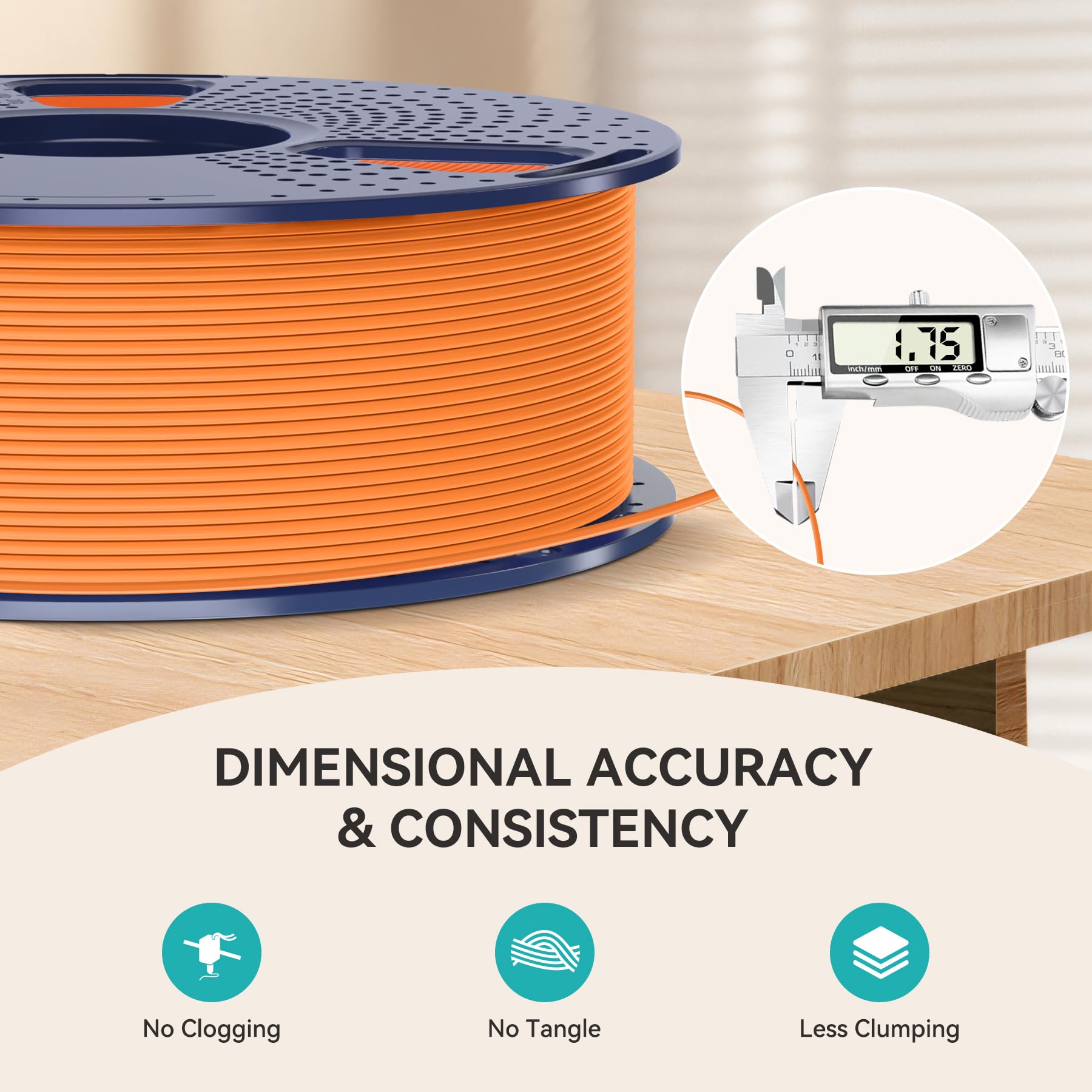 Foto 5 | Filamento Para Impresora 3d Sunlu Pla Mate, Bobina De 1,75 Mm Y 1 Kg - Venta Internacional.