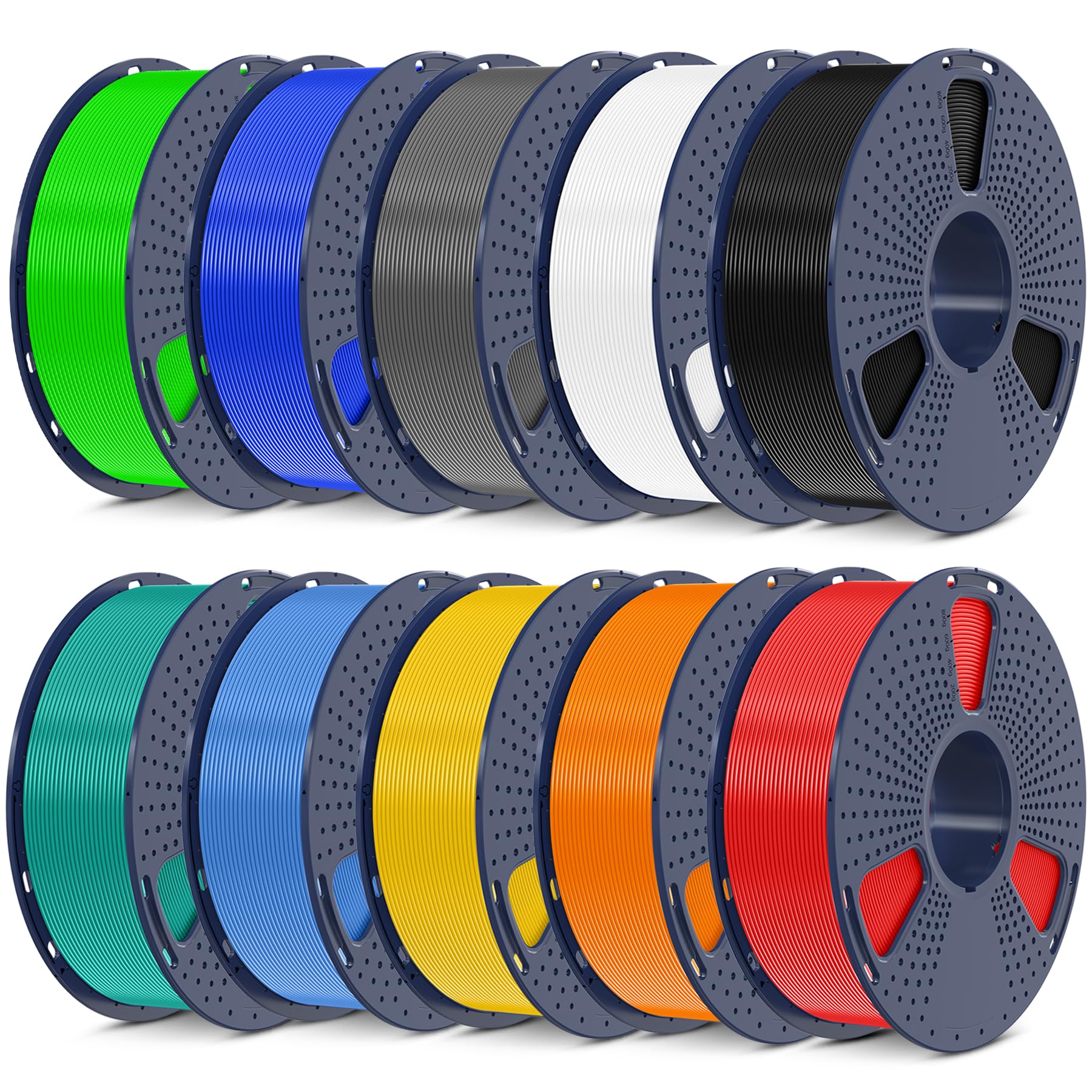 Foto 2 pulgar | Filamento Para Impresora 3d Sunlu Pla Plus, 10 Kg, 1,75 Mm, 10 Colores - Venta Internacional.