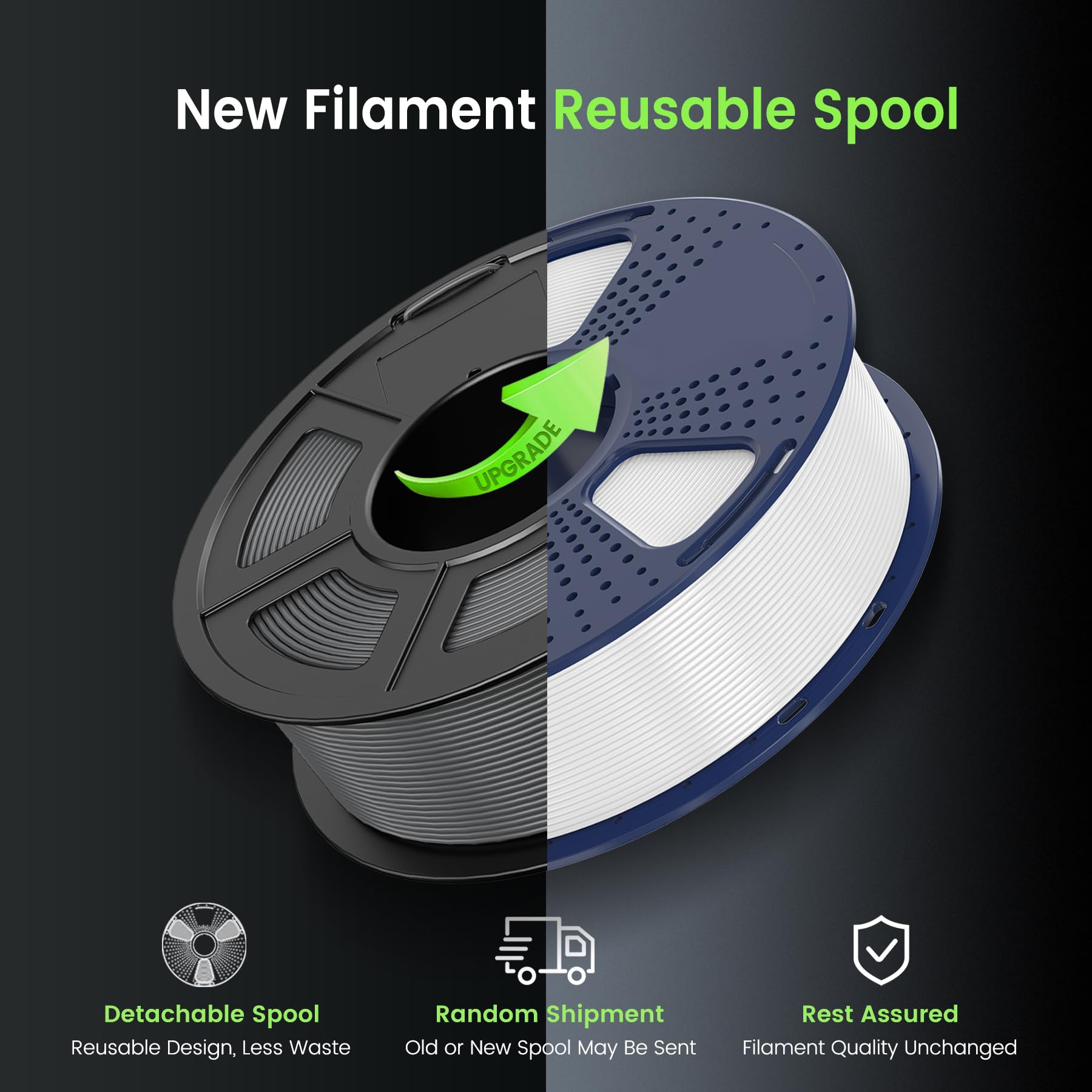 Foto 3 pulgar | Filamento Para Impresora 3d Sunlu Pla Plus, 10 Kg, 1,75 Mm, 10 Colores - Venta Internacional.