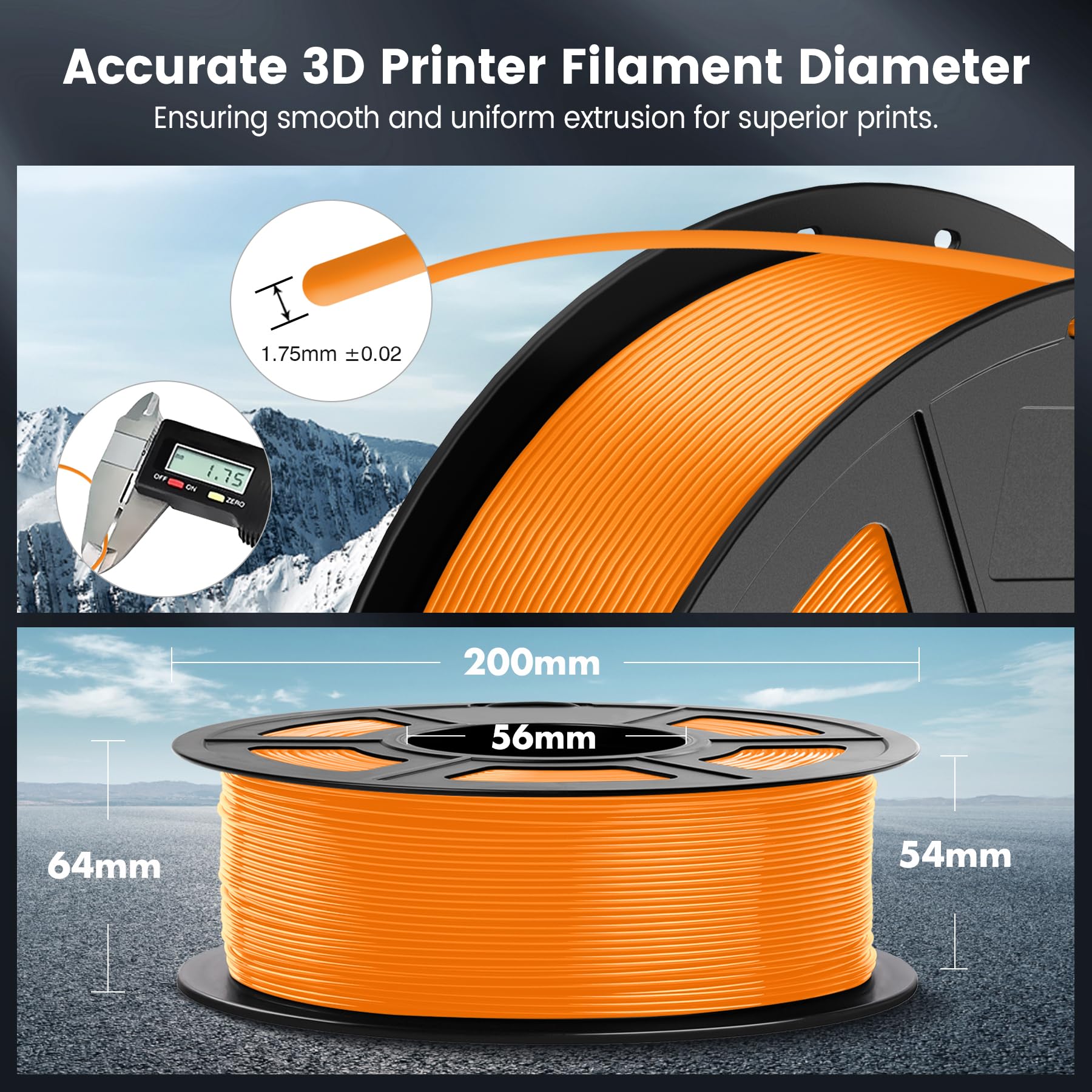 Foto 5 | Filamento Pla Para Impresora 3d Sunlu, Filamento Pla De 1,75 Mm, Filamento De Impresión 3d Perfectam - Venta Interna