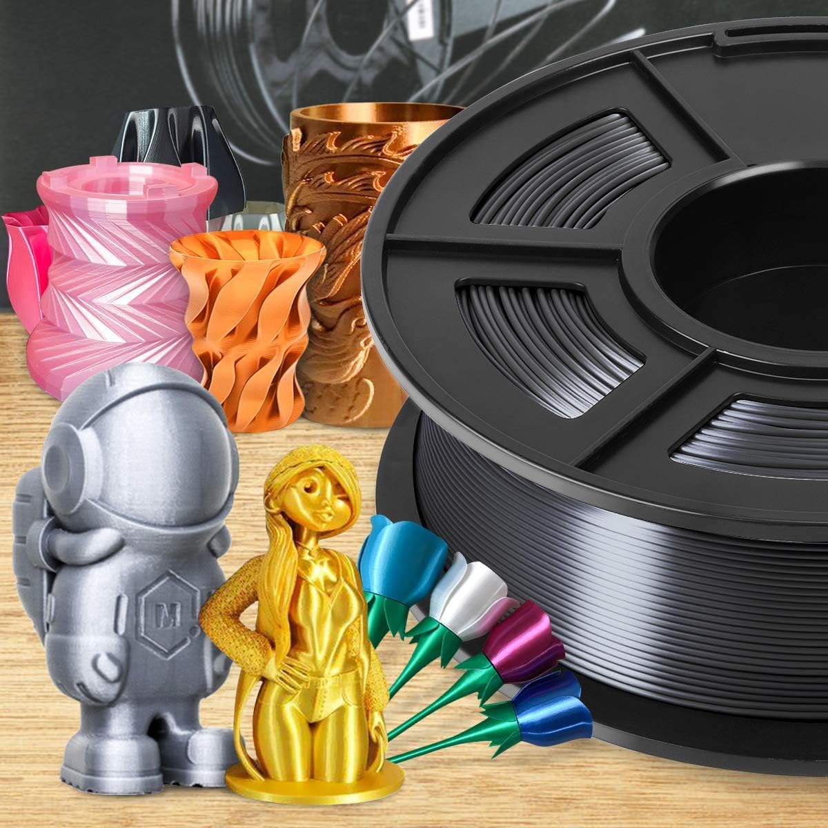 Foto 6 | Filamento Para Impresora 3d Sunlu Silk Pla Plus, Paquete De 4 Kg, 1,75 Mm - Venta Internacional.