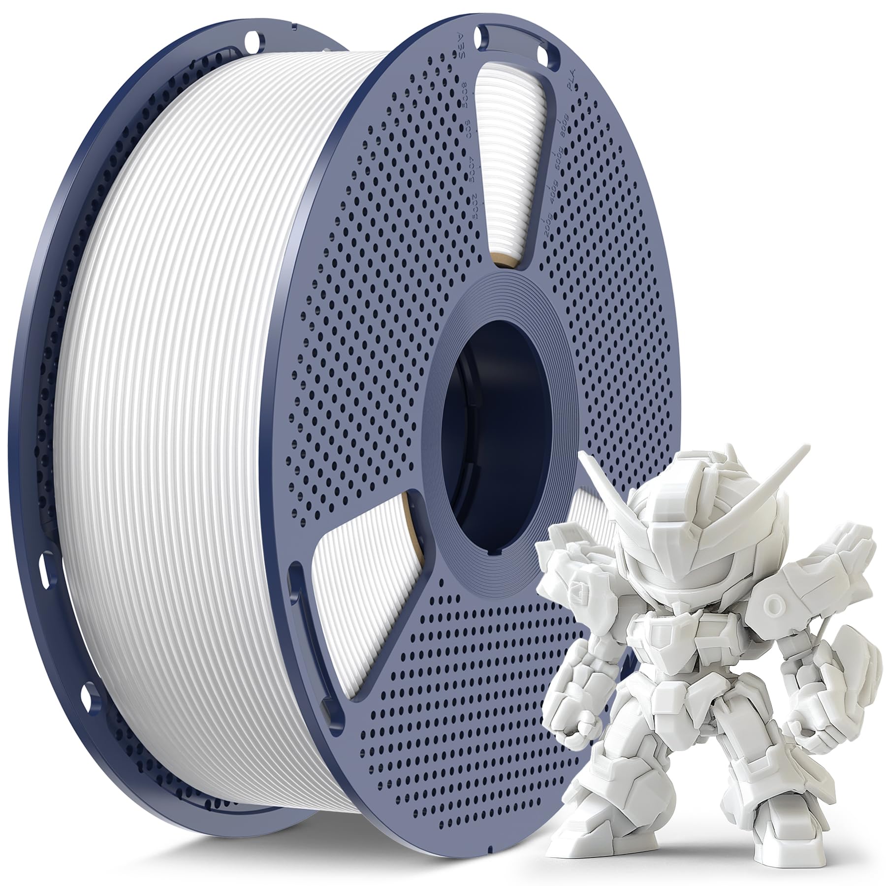 Filamento Para Impresora 3d Sunlu Pla Meta, 1 Kg, 1,75 Mm, Color Blanco - Venta Internacional.