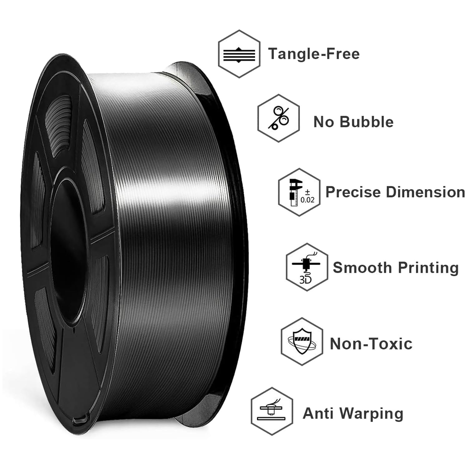 Foto 3 | Filamento Para Impresora 3d Sunlu Silk Pla Plus, Paquete De 4 Kg, 1,75 Mm - Venta Internacional.