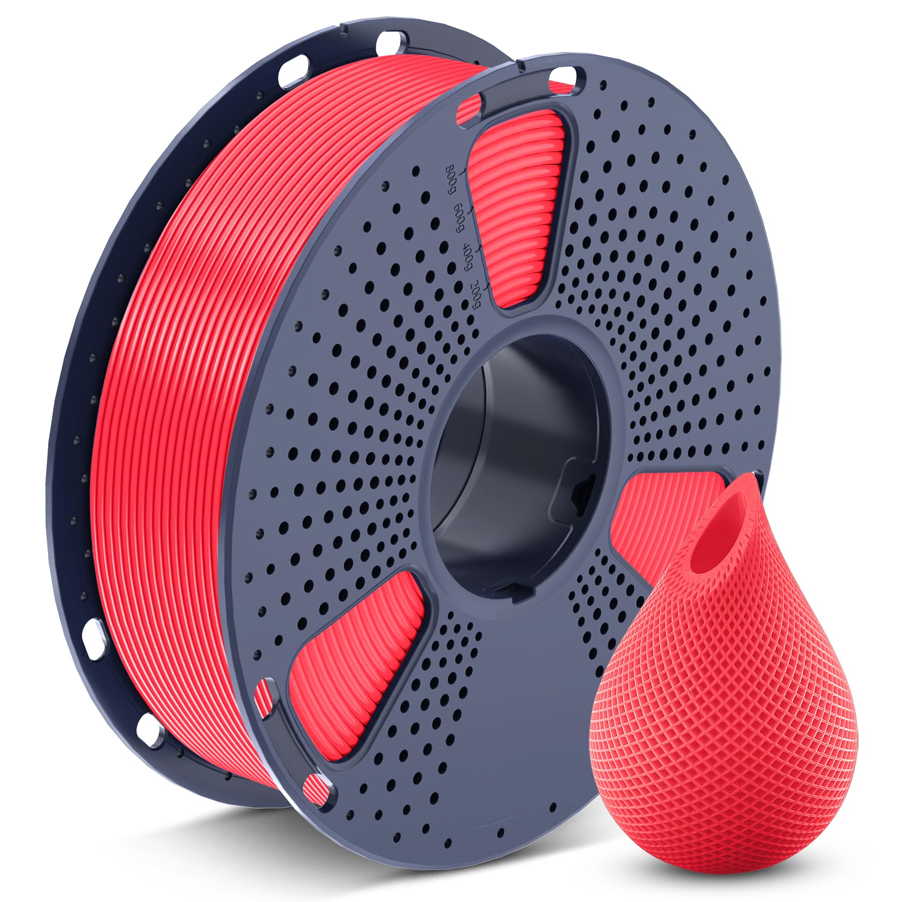 Filamento Para Impresora 3d Sunlu Petg De 1,75 Mm ± 0,02 Mm, 1 Kg, Rojo - Venta Internacional.