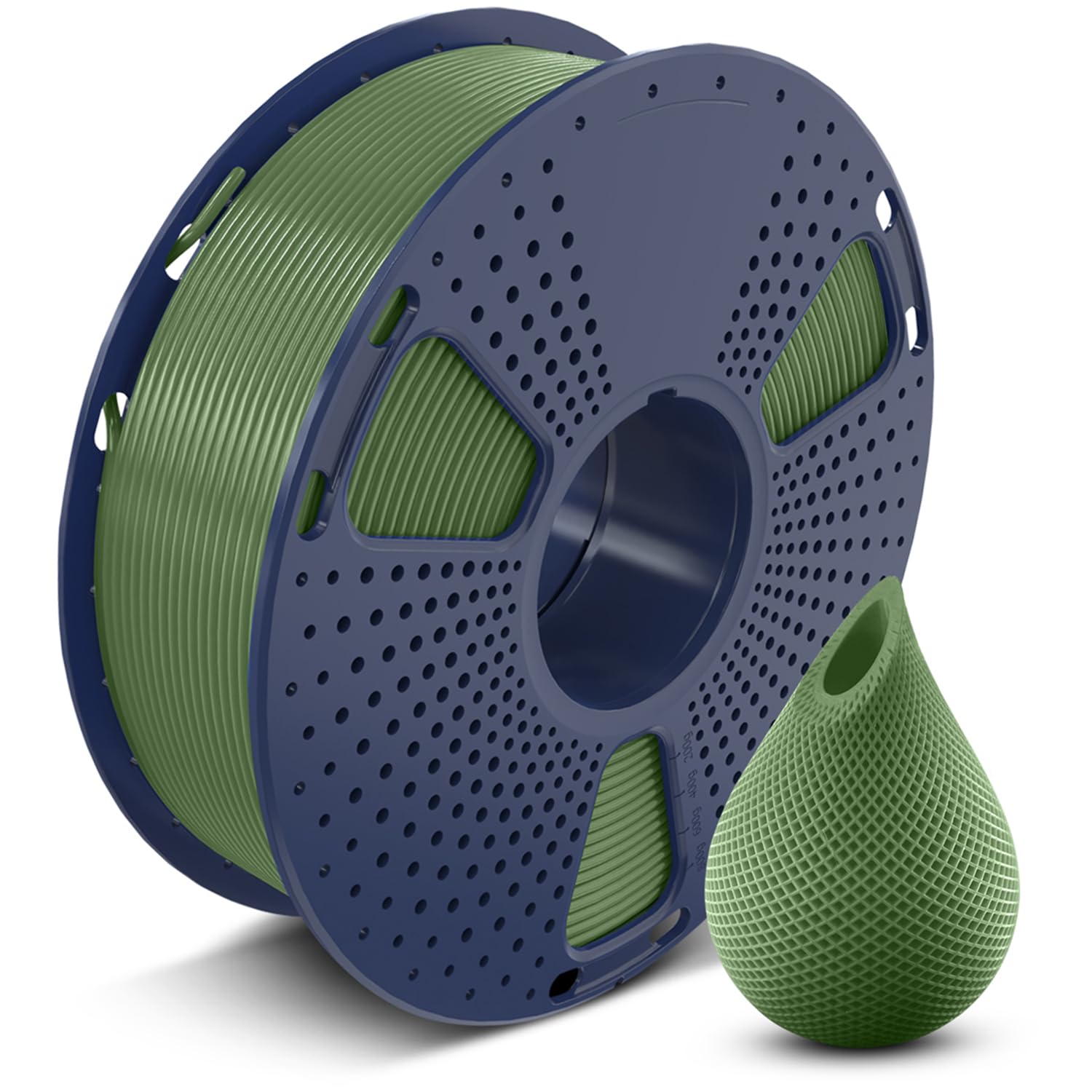 Filamento Para Impresora 3d Sunlu Petg De 1,75 Mm ± 0,02 Mm, 1 Kg, Verde Oliva - Venta Internacional.
