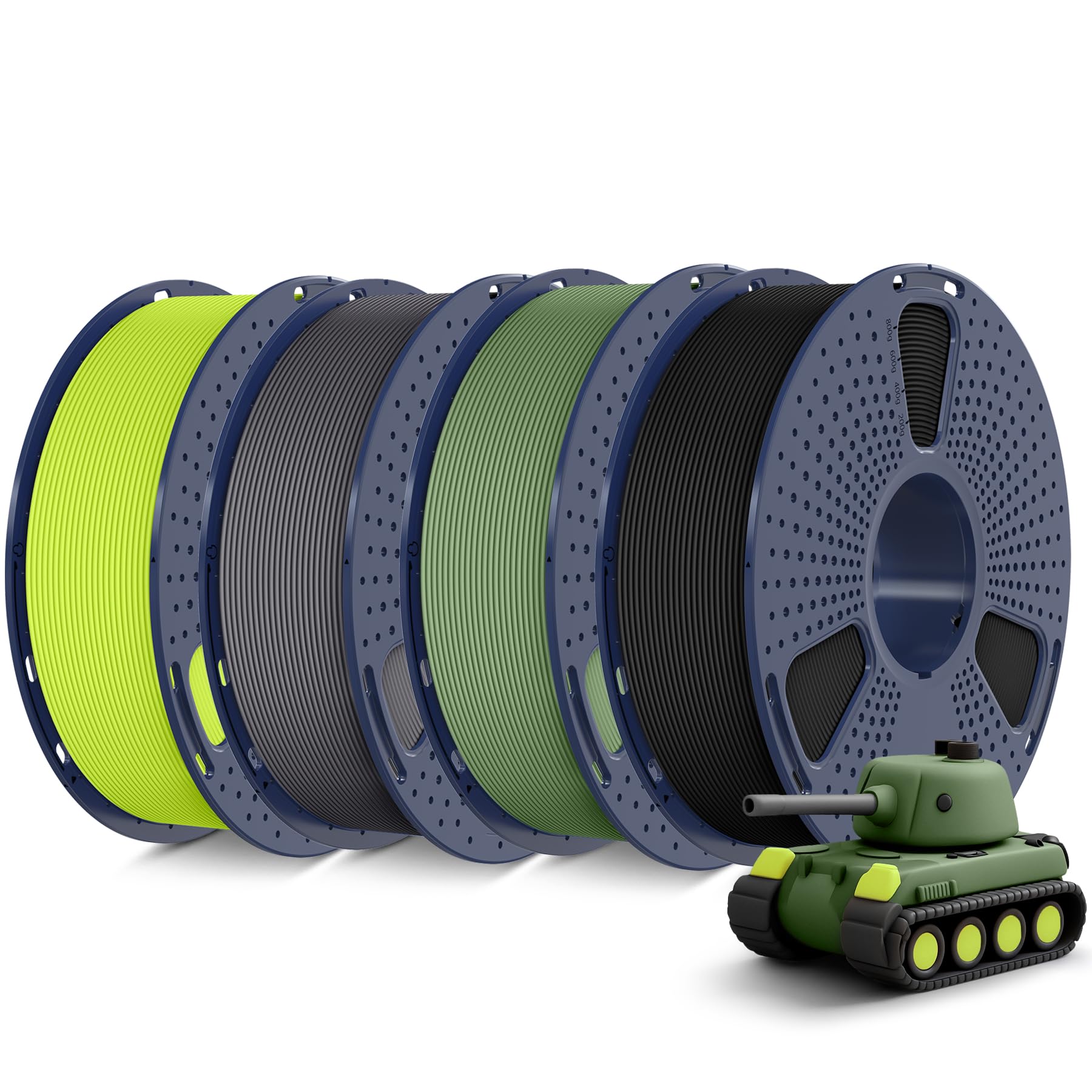 Filamento Para Impresora 3d Sunlu Pla Mate, 1,75 Mm, Paquete De 4 Kg - Venta Internacional.