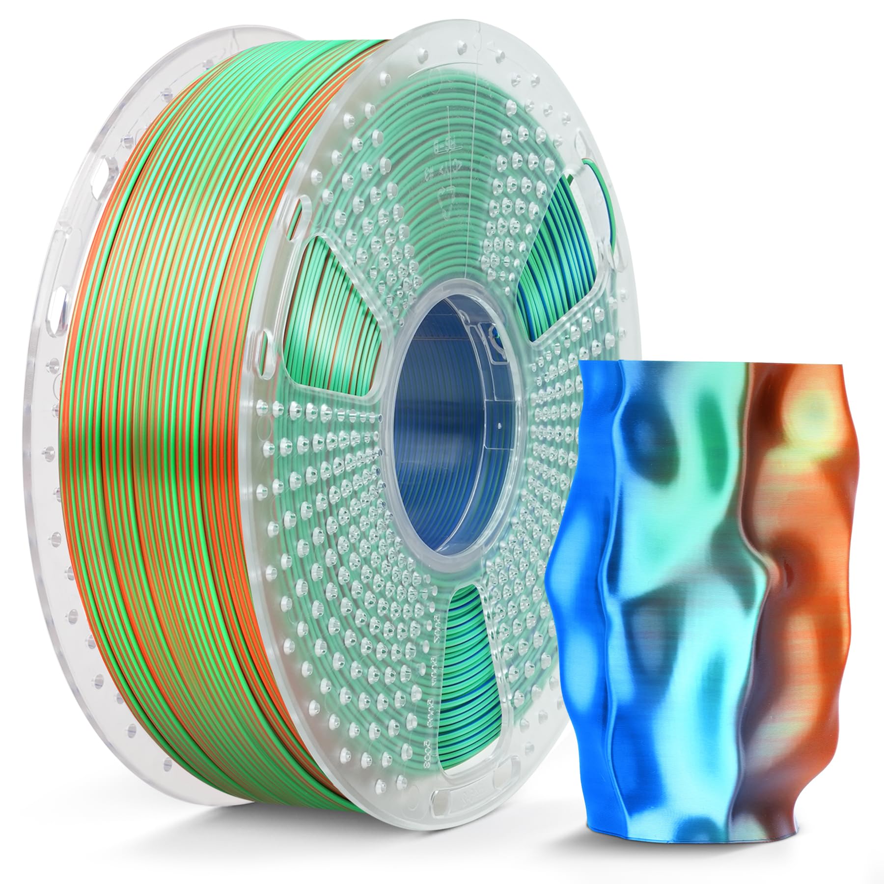 Filamento Para Impresora 3d Sunlu Silk Pla+, Triple Color, 1,75 Mm - Venta Internacional.