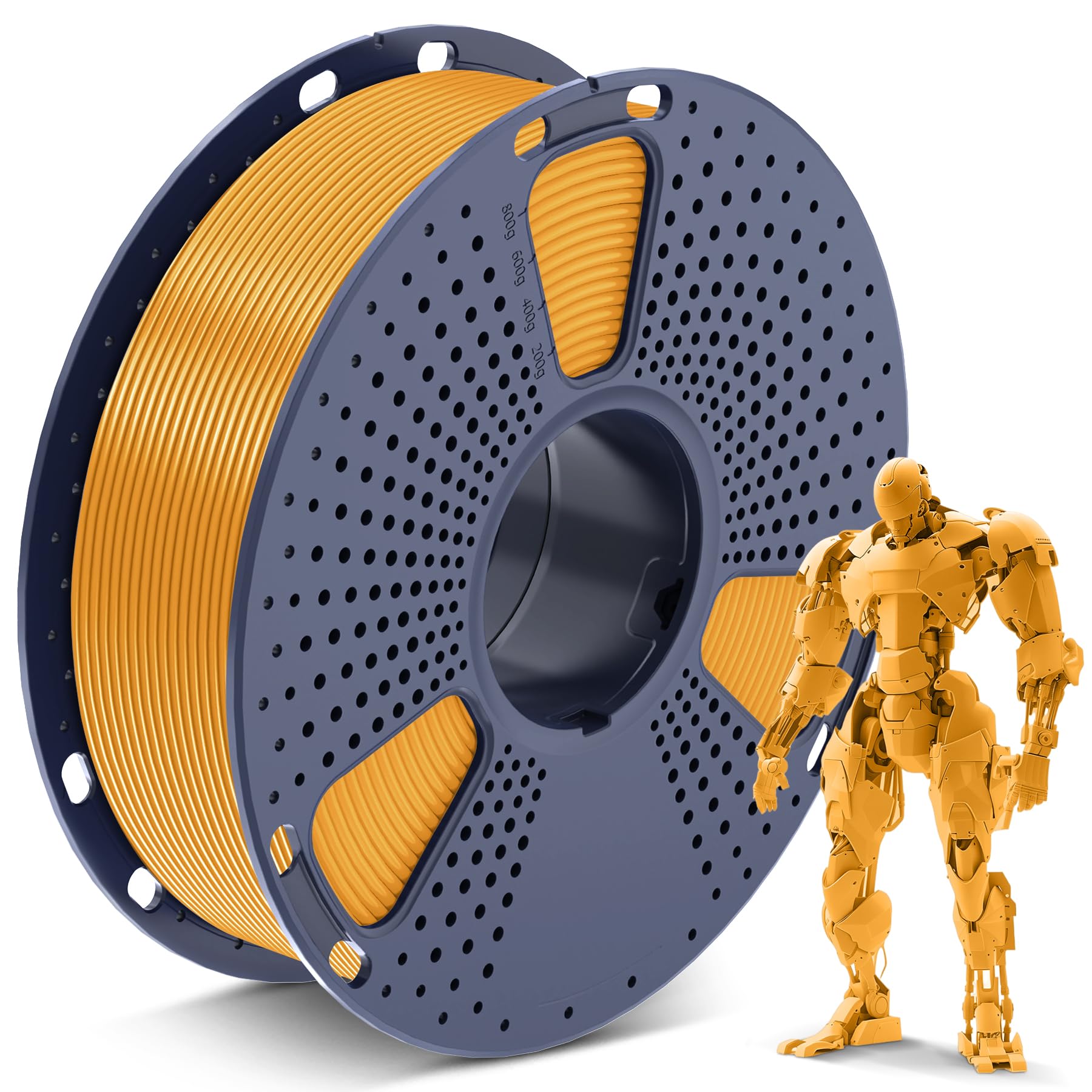 Filamento para Impresora 3D Sunlu Pla 1.75 mm Dorada 1 kg - Venta Internacional