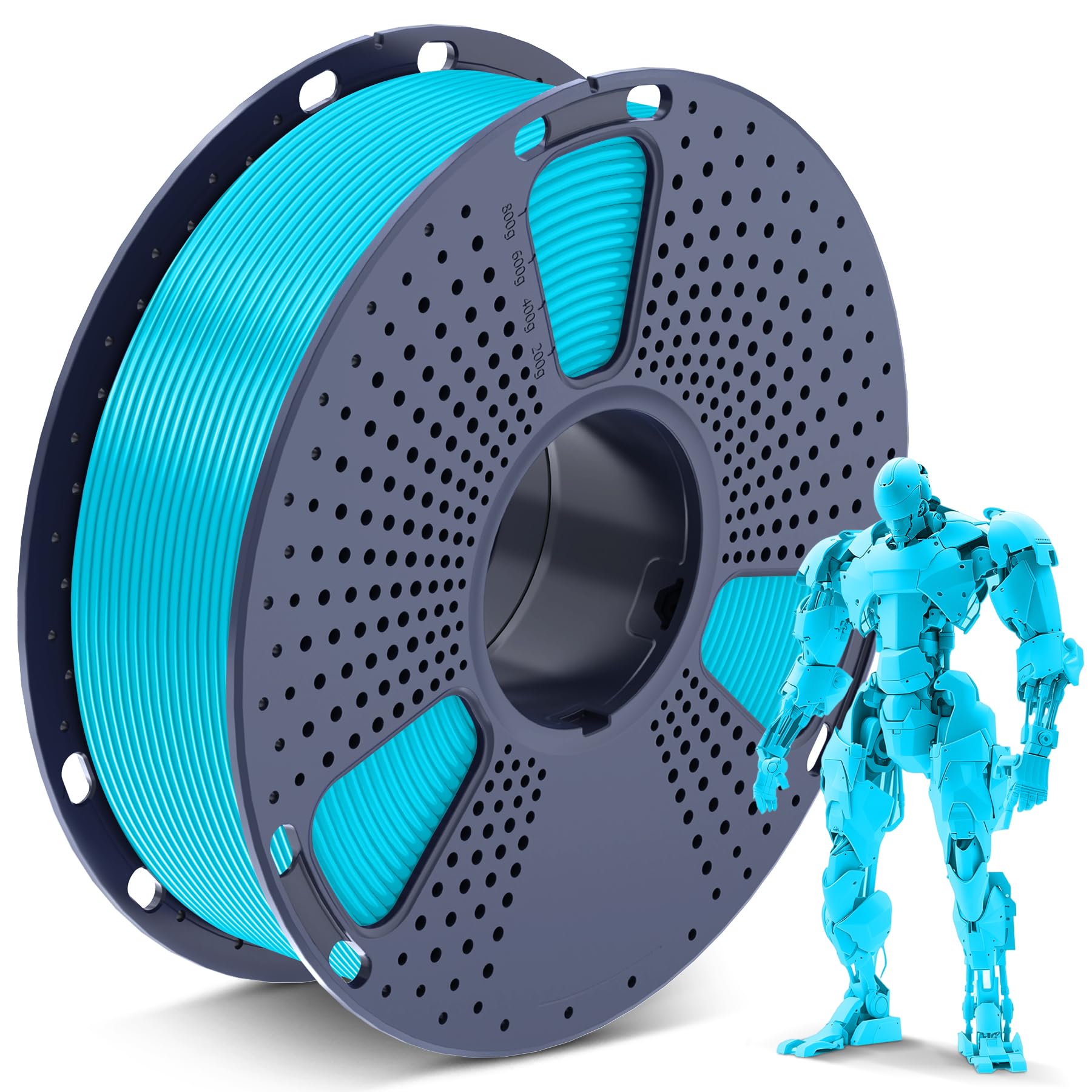 Filamento Para Impresora 3d Sunlu Pla, 1,75 Mm, 1 Kg, Turquesa, Cian - Venta Internacional.