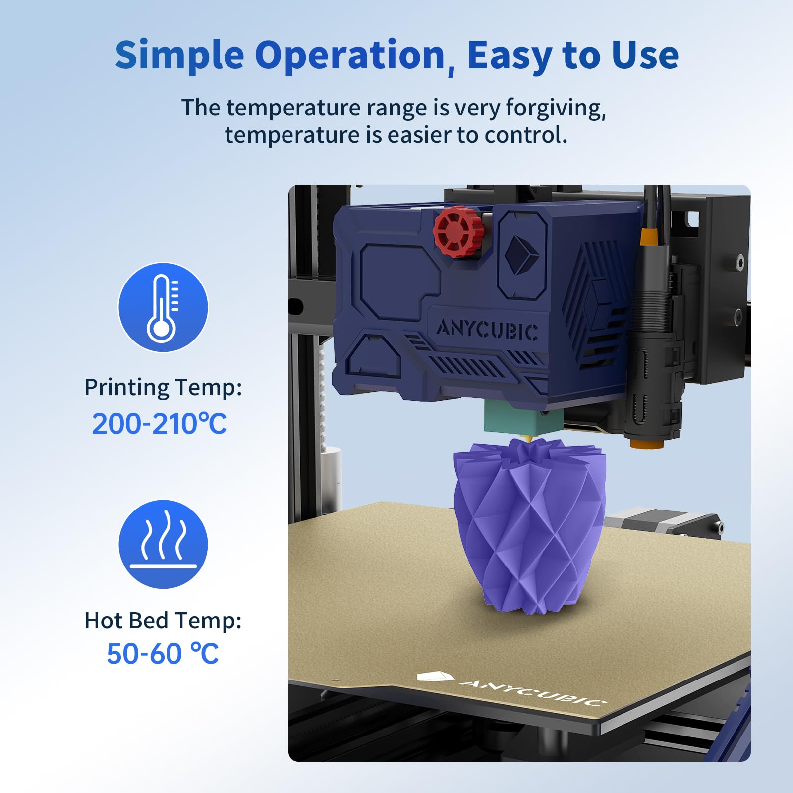 Foto 3 | Paquete De Filamento Pla Anycubic De 1,75 Mm Y 2 Kg, Color Morado Y Verde - Venta Internacional.