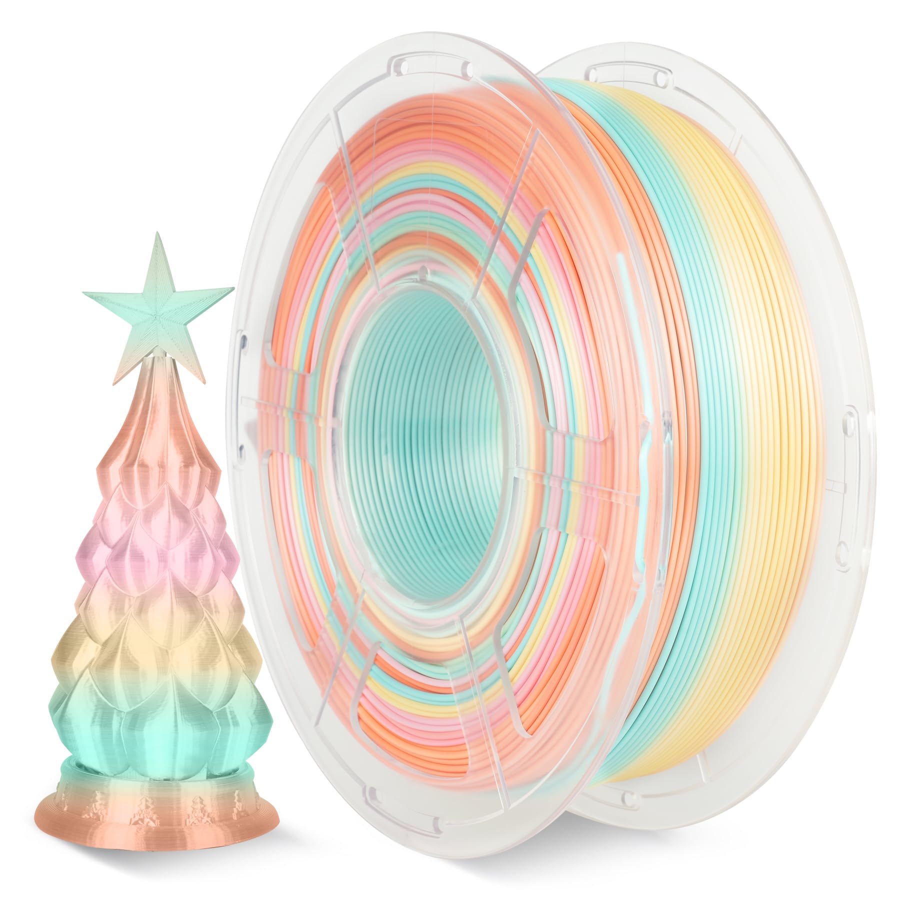 Foto 1 | Filamento Para Impresora 3d Sunlu Silk Rainbow Pla+, 1 Kg, 1,75 Mm - Venta Internacional.
