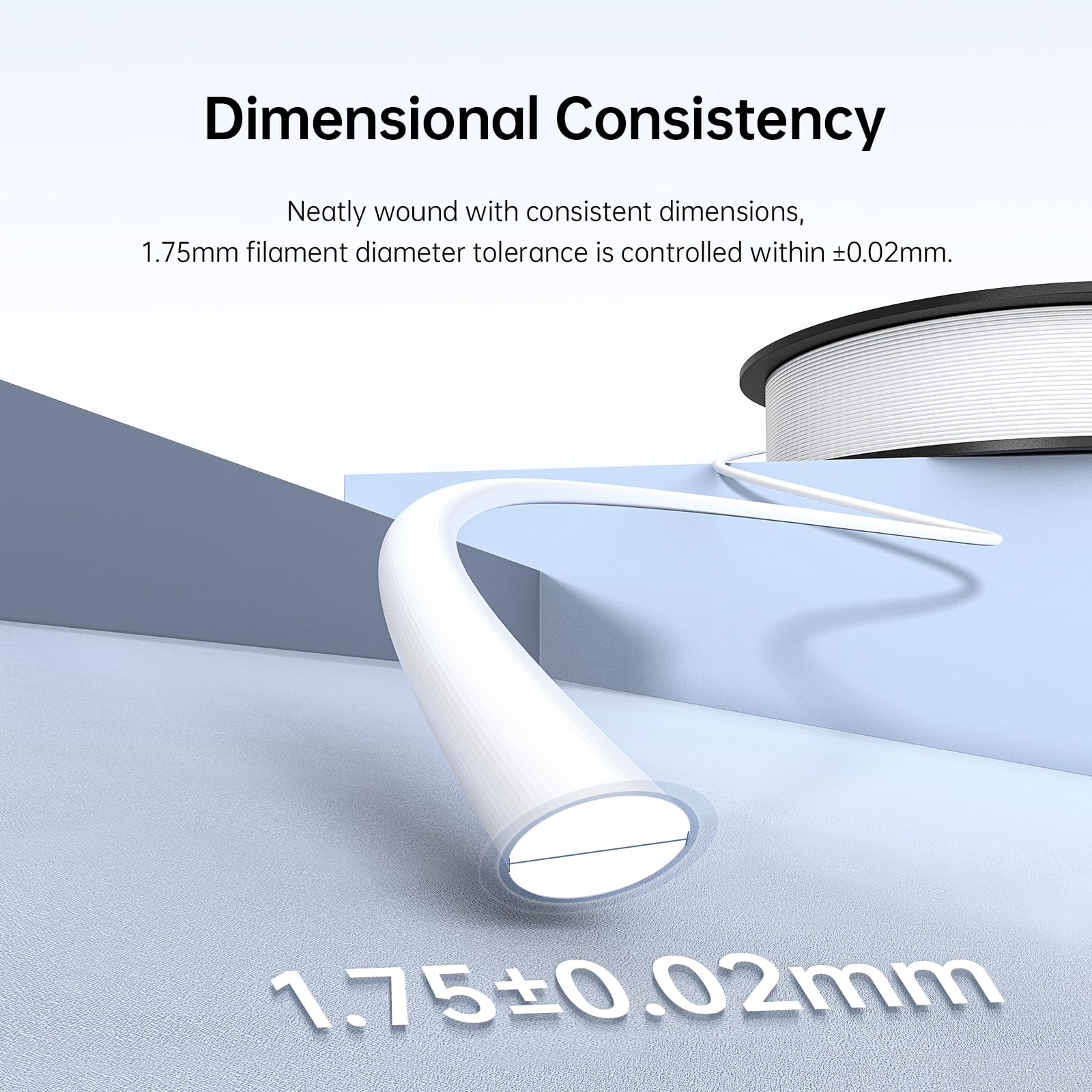 Foto 8 pulgar | Filamento Para Impresora 3d Anycubic Asa, 1,75 Mm, Bobina De 1 Kg, Blanco - Venta Internacional.