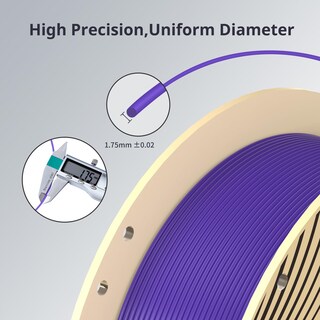 Foto 2 | Filamento Para Impresora 3d Anycubic Rfid Pla, 1,75 Mm, 1 Kg, Morado - Venta Internacional.