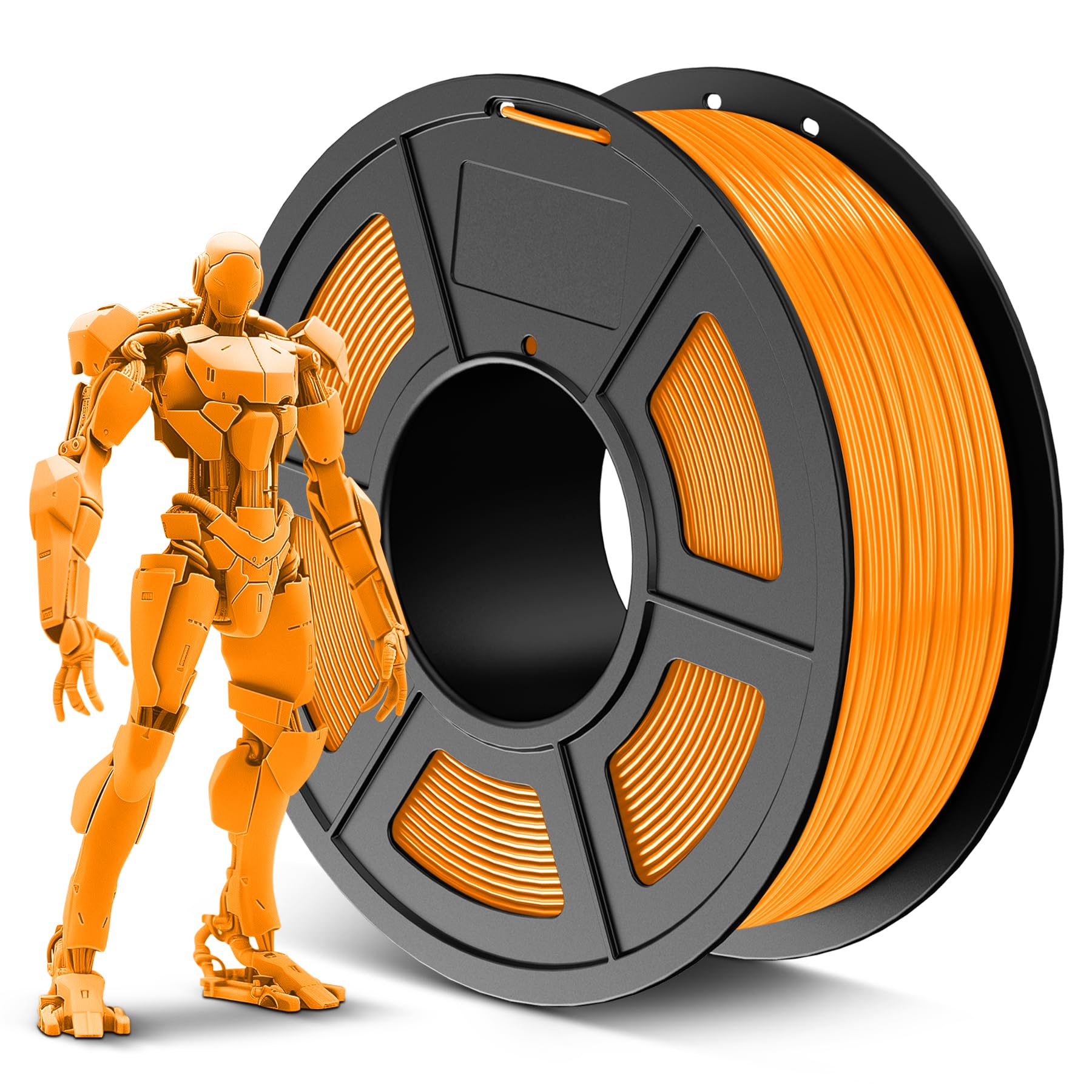 Foto 2 pulgar | Filamento Para Impresora 3d Sunlu Abs 1,75 Mm 0,9 Kg Naranja - Venta Internacional.