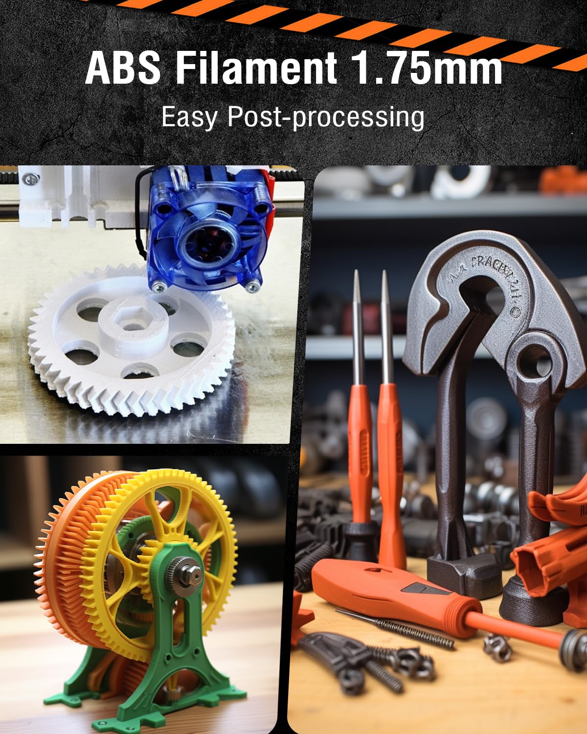 Foto 5 pulgar | Filamento Para Impresora 3d Sunlu Abs 1,75 Mm 0,9 Kg Naranja - Venta Internacional.