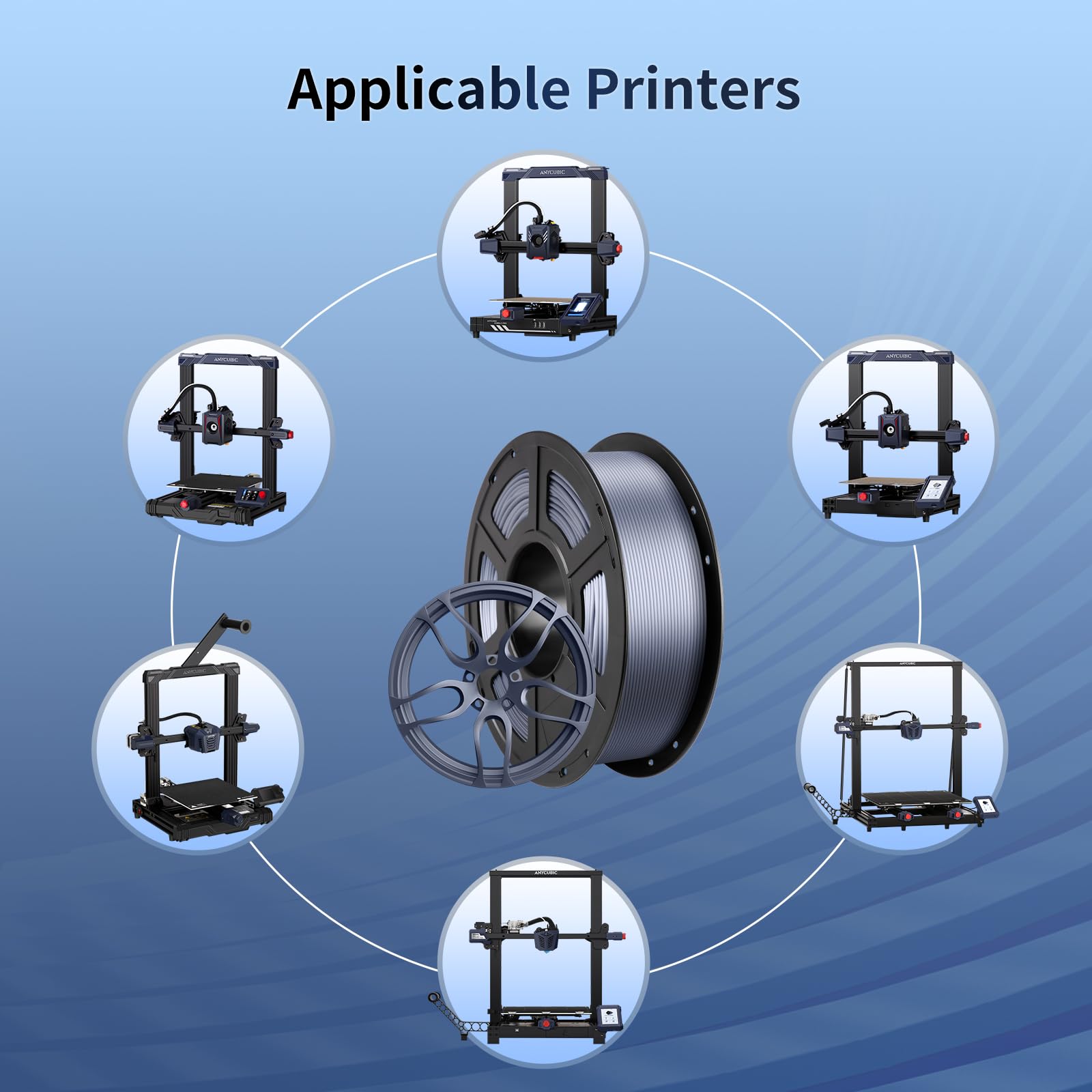 Foto 5 | Filamento De Impresión 3d Anycubic Silk Pla, Bobina De 1,75 Mm Y 1 Kg - Venta Internacional.