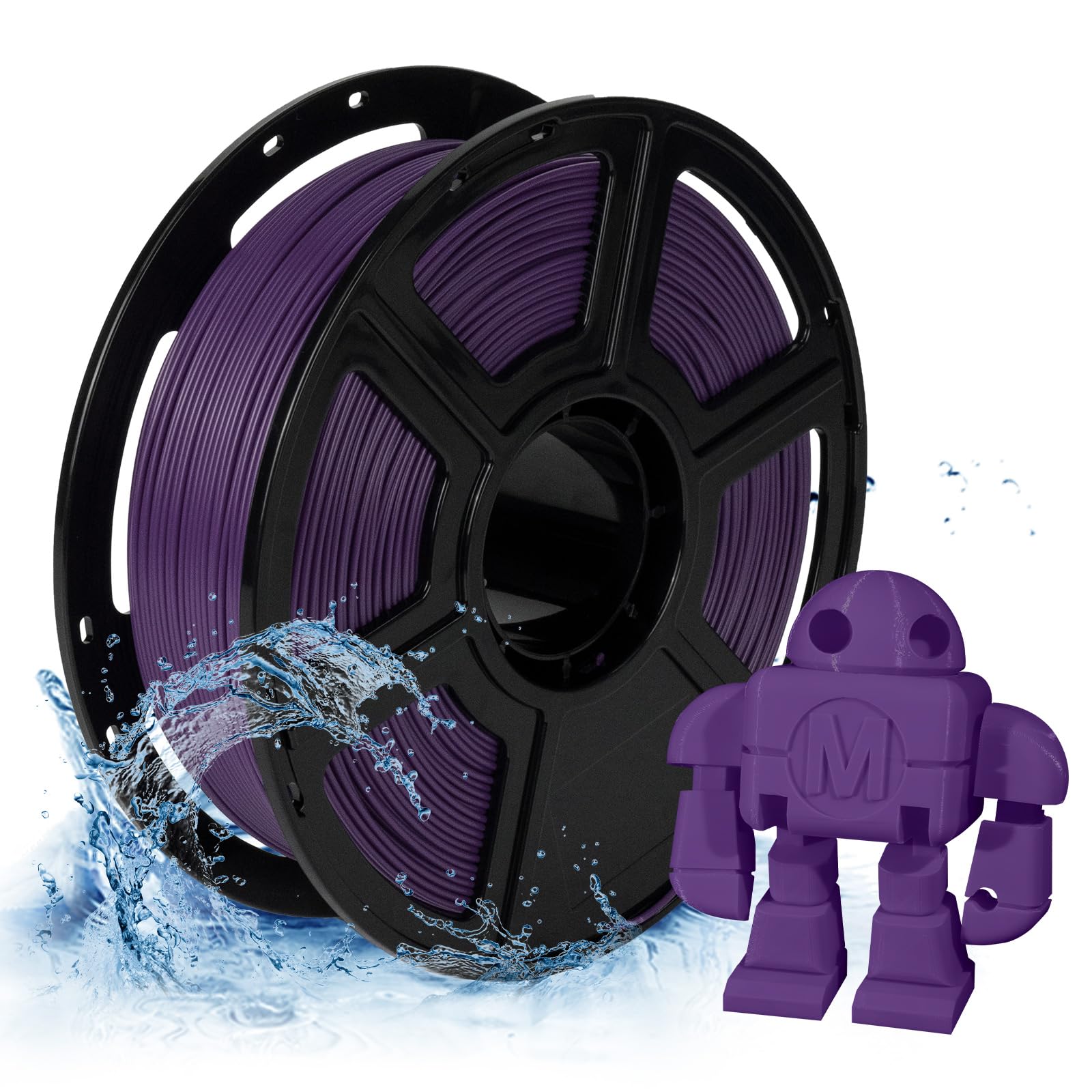 Foto 2 pulgar | Filamento Para Impresora 3d Flashforge Petg Pro De 1,75 Mm, Color Morado, 1 Kg - Venta Internacional.