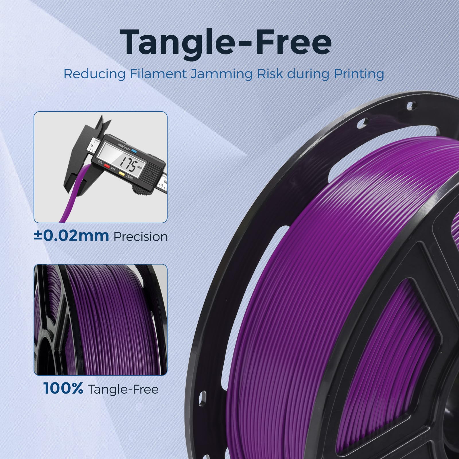 Foto 6 pulgar | Filamento Para Impresora 3d Flashforge Petg Pro De 1,75 Mm, Color Morado, 1 Kg - Venta Internacional.