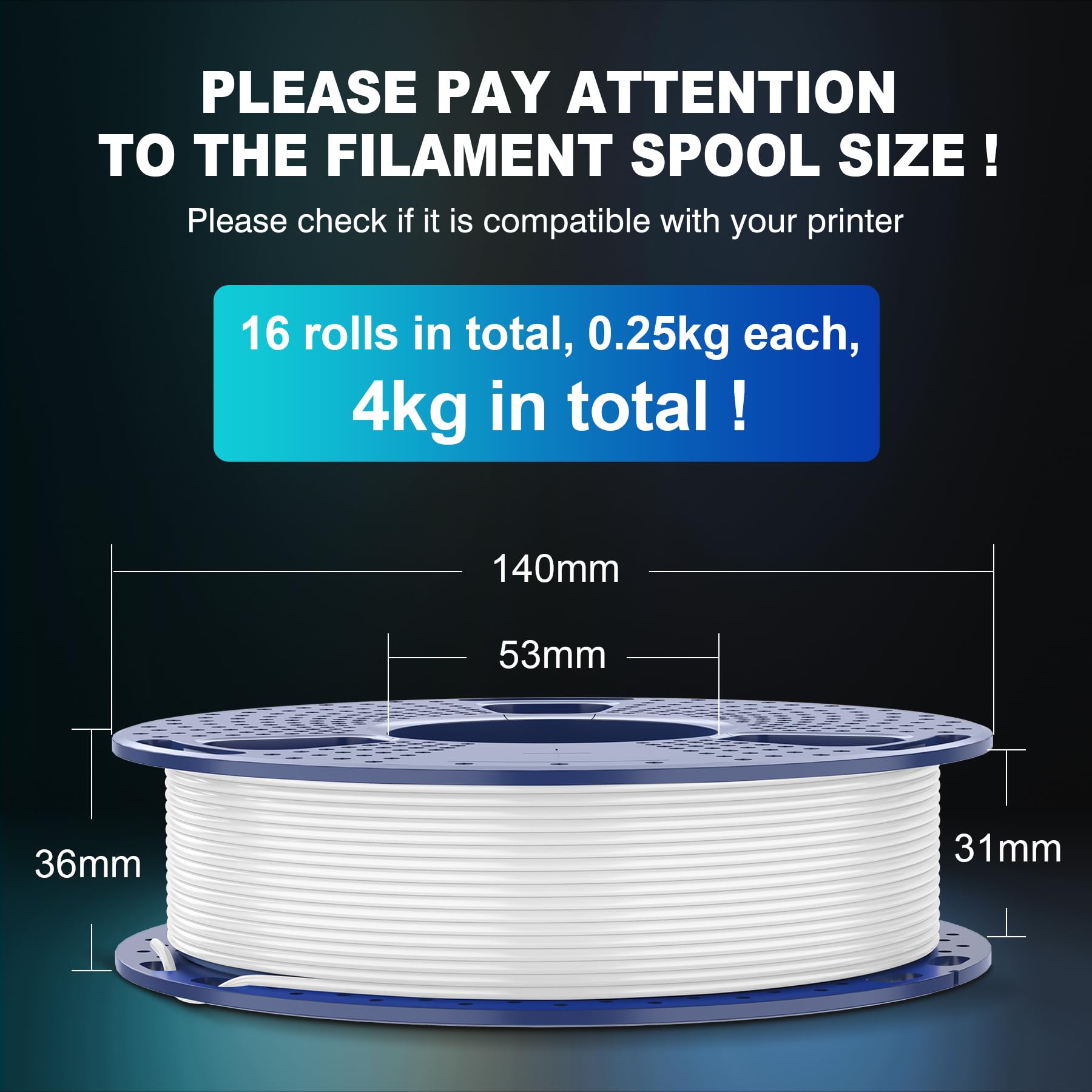 Foto 3 pulgar | Filamentos para Impresora 3D Sunlu 16 Piezas-Venta Internacional
