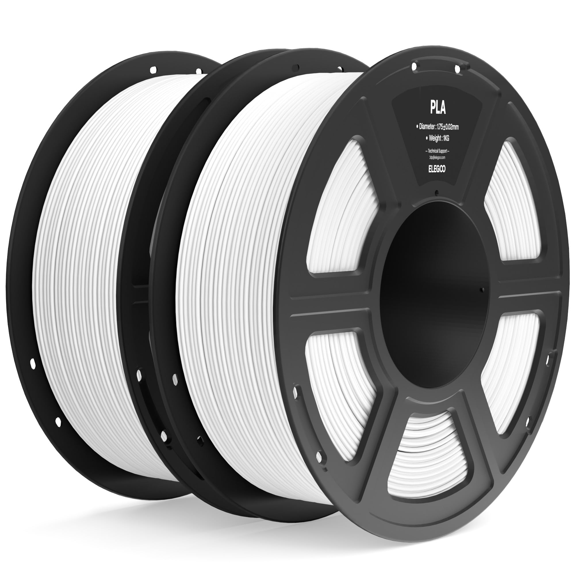 Foto 1 | Filamento Para Impresora 3d Elegoo Pla De 1,75 Mm Blanco, 2 Kg - Venta Internacional.
