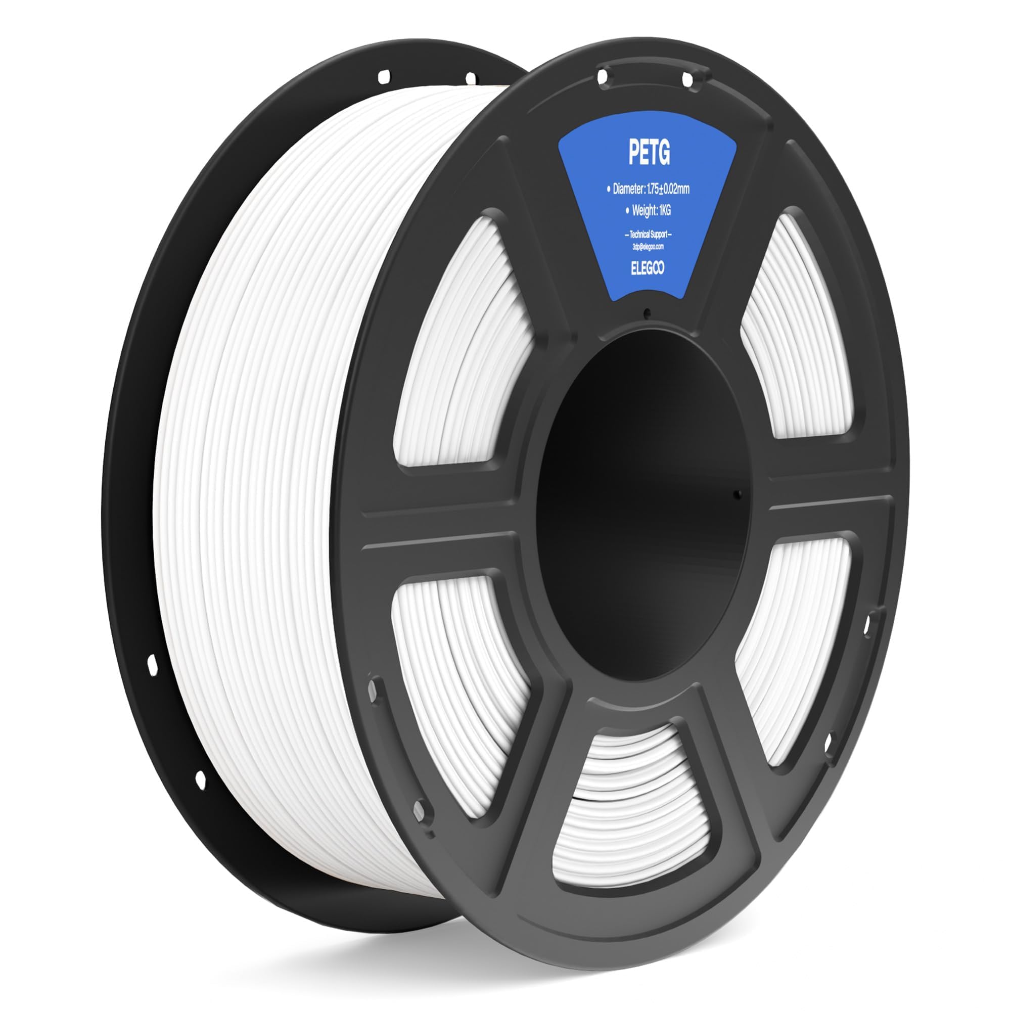 Foto 1 | Filamento Para Impresora 3d Elegoo Petg De 1,75 Mm Blanco, 1 Kg - Venta Internacional.