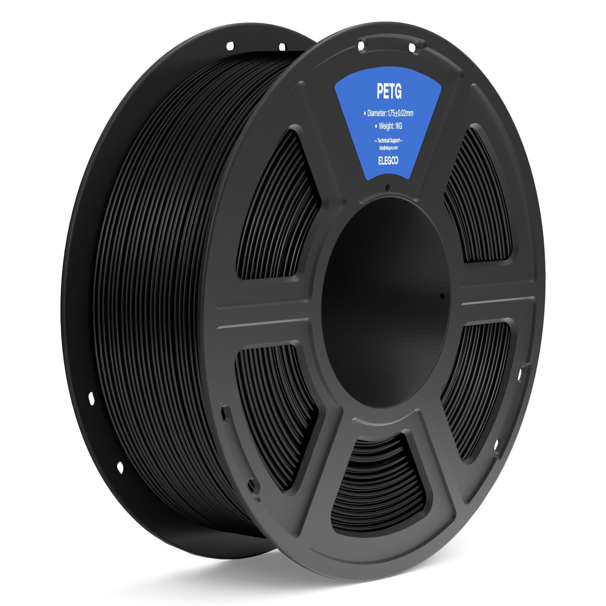 Foto 1 | Filamento Para Impresora 3d Elegoo Petg 1.75 Mm Negro 1 Kg - Venta Internacional.