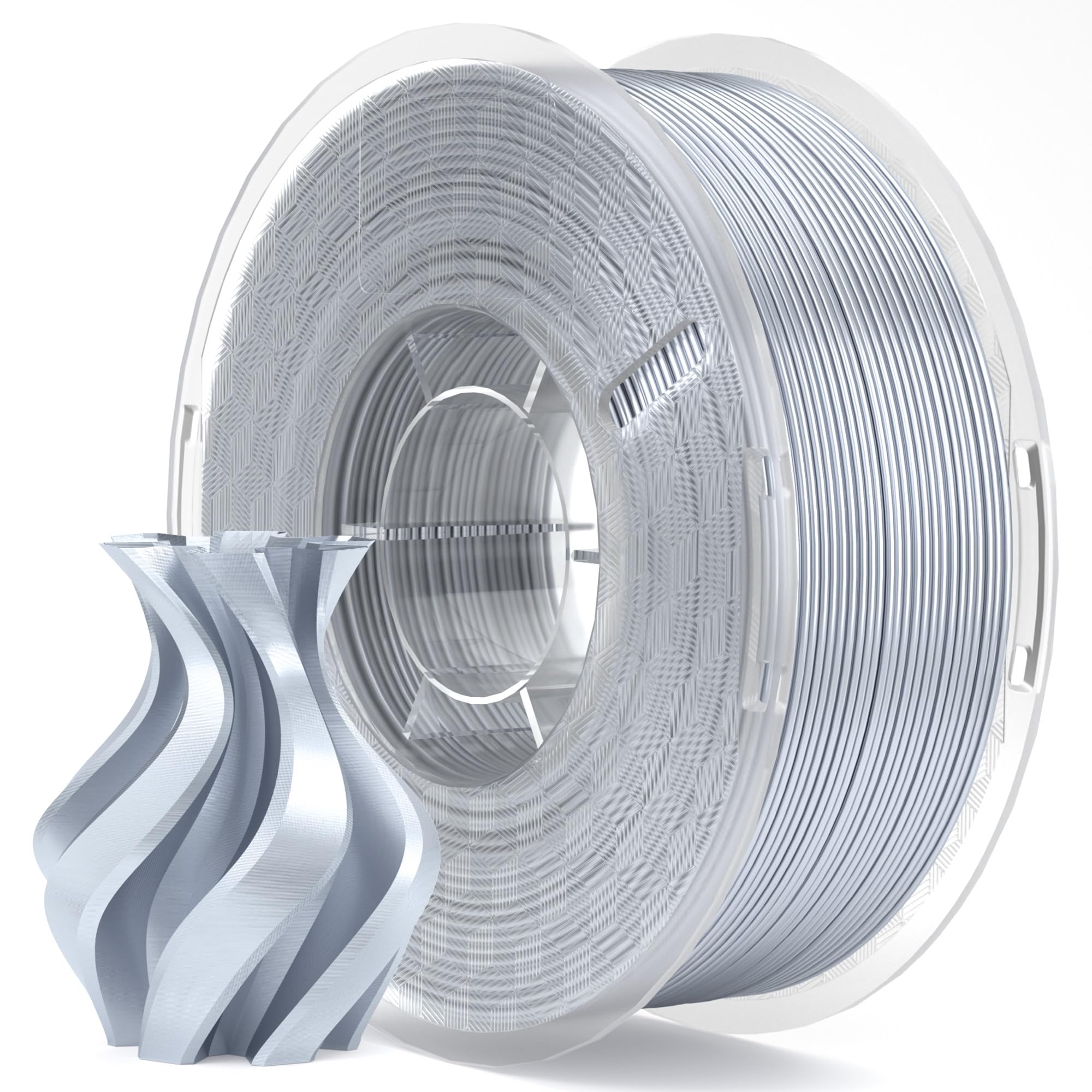 Foto 2 pulgar | Filamento Para Impresora 3d Elegoo Silk Pla, 1,75 Mm, Gris Plateado, 1 Kg - Venta Internacional.
