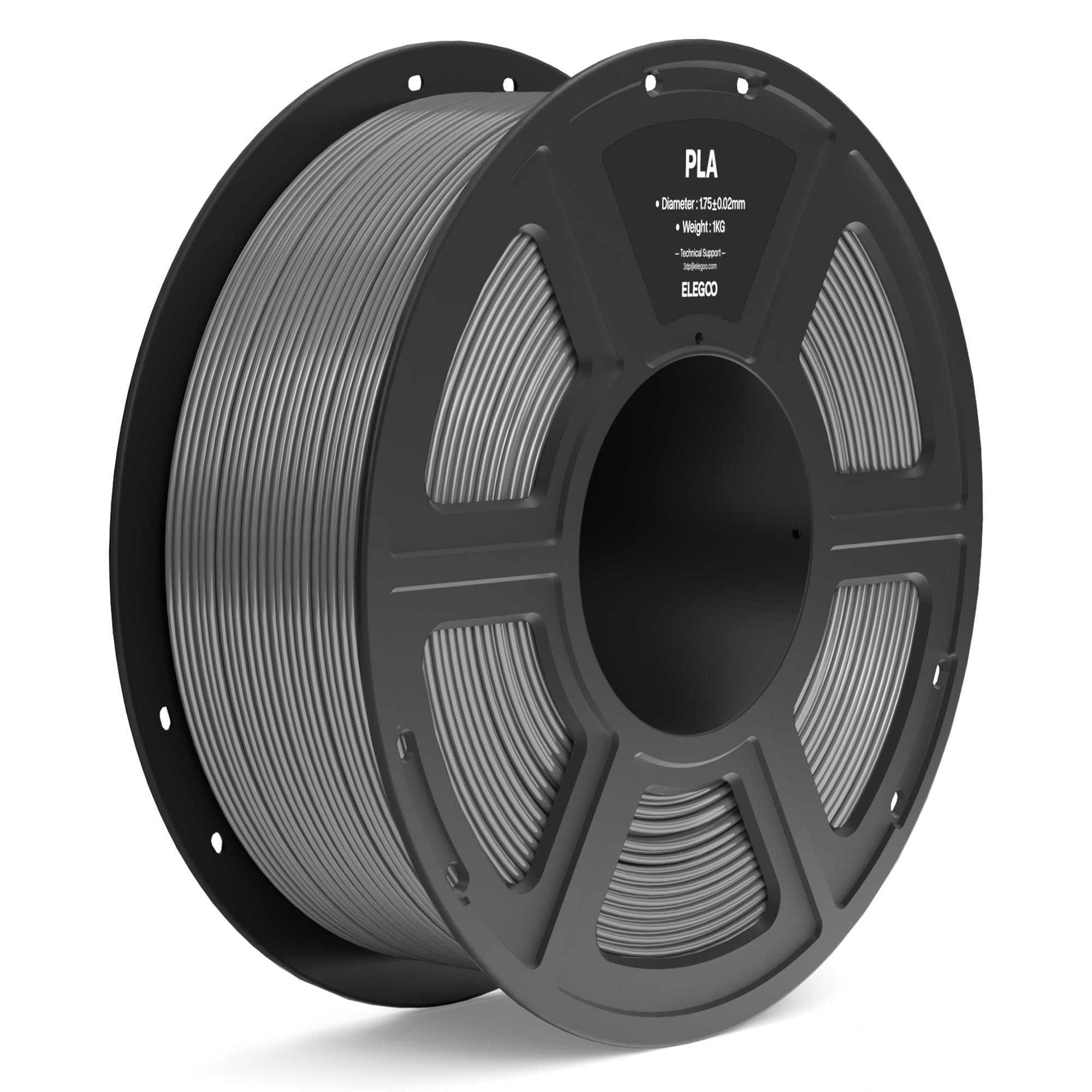 Foto 1 | Filamento Para Impresora 3d Elegoo Pla De 1,75 Mm, Gris Espacial, 1 Kg - Venta Internacional.