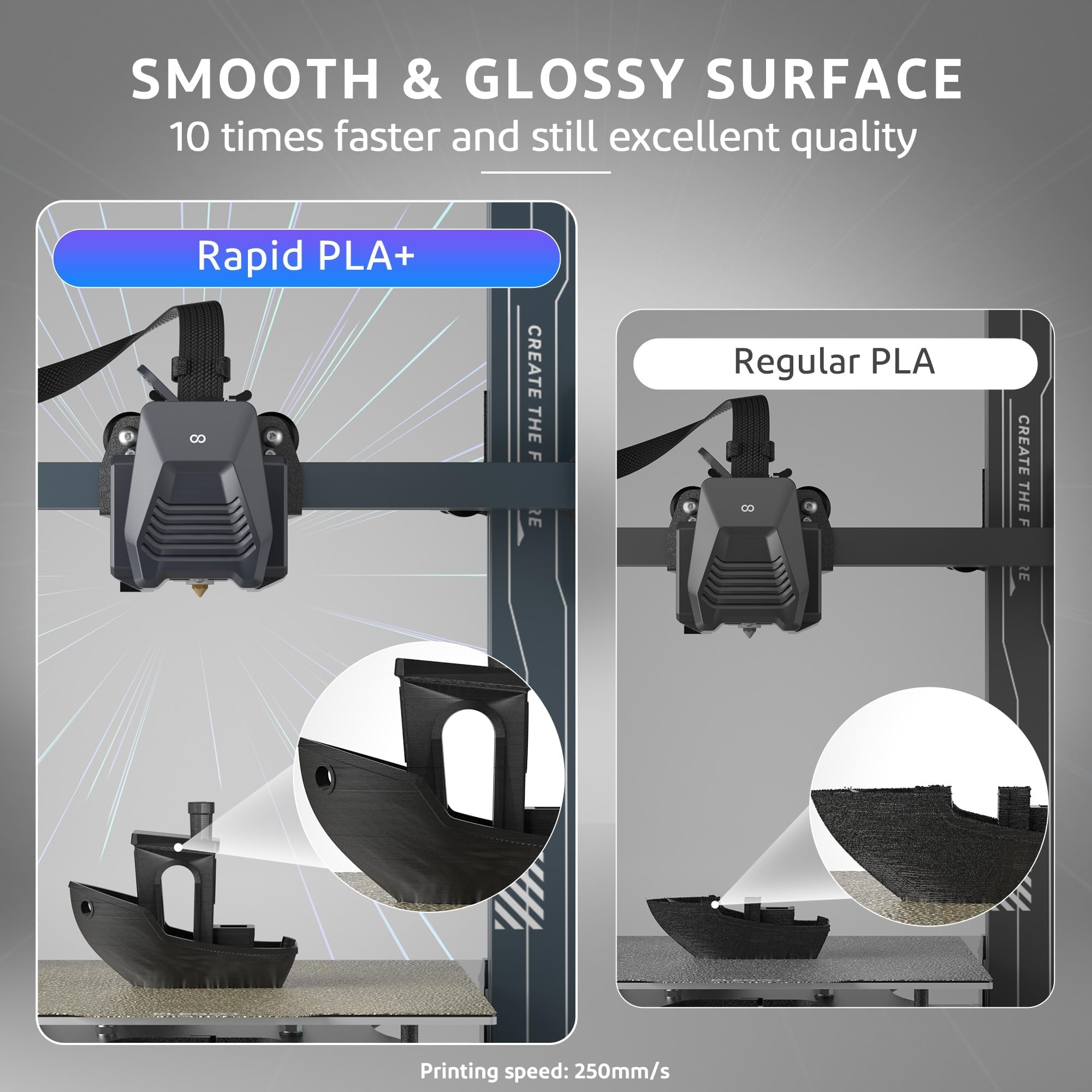 Foto 4 pulgar | Filamento Para Impresora 3d Elegoo Rapid Pla Plus, 1,75 Mm, Blanco, 2 Kg - Venta Internacional.