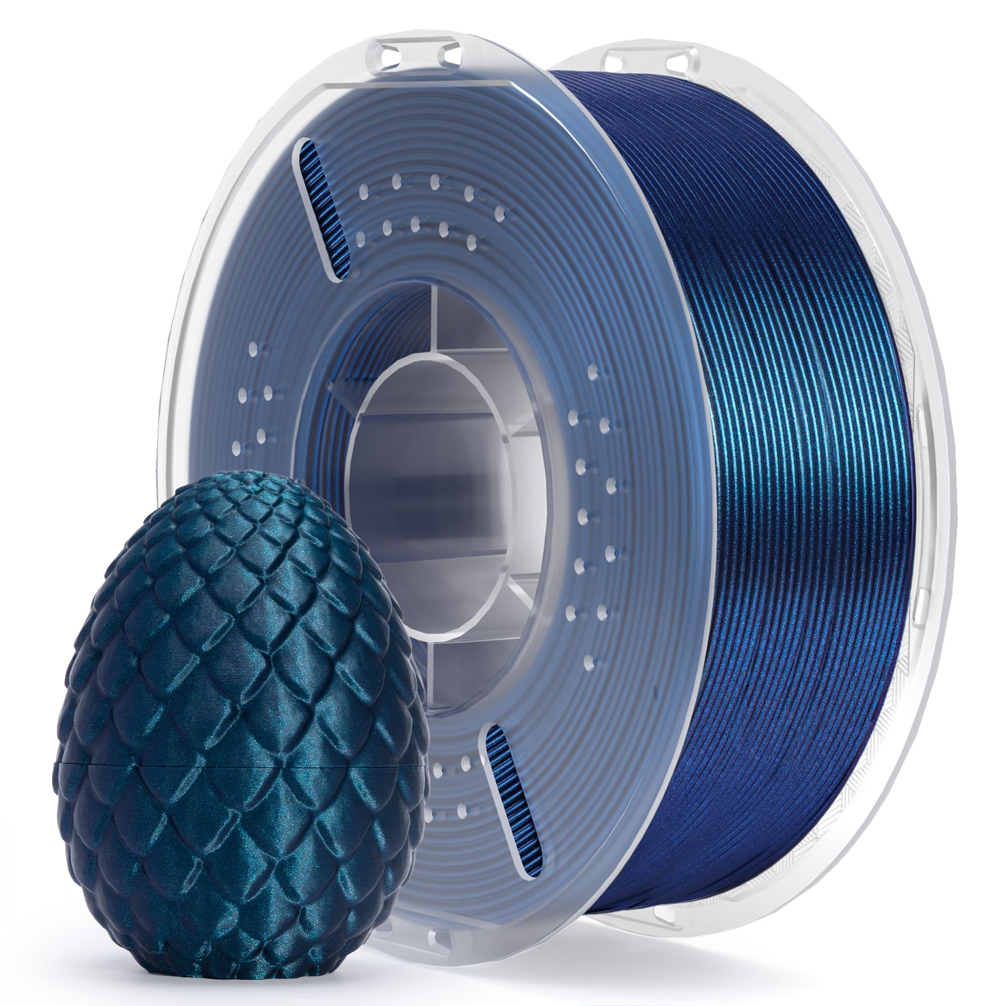Foto 2 pulgar | Filamento Para Impresora 3d Elegoo Pla De 1,75 Mm Galaxy Peacock Blue, 1 Kg - Venta Internacional.