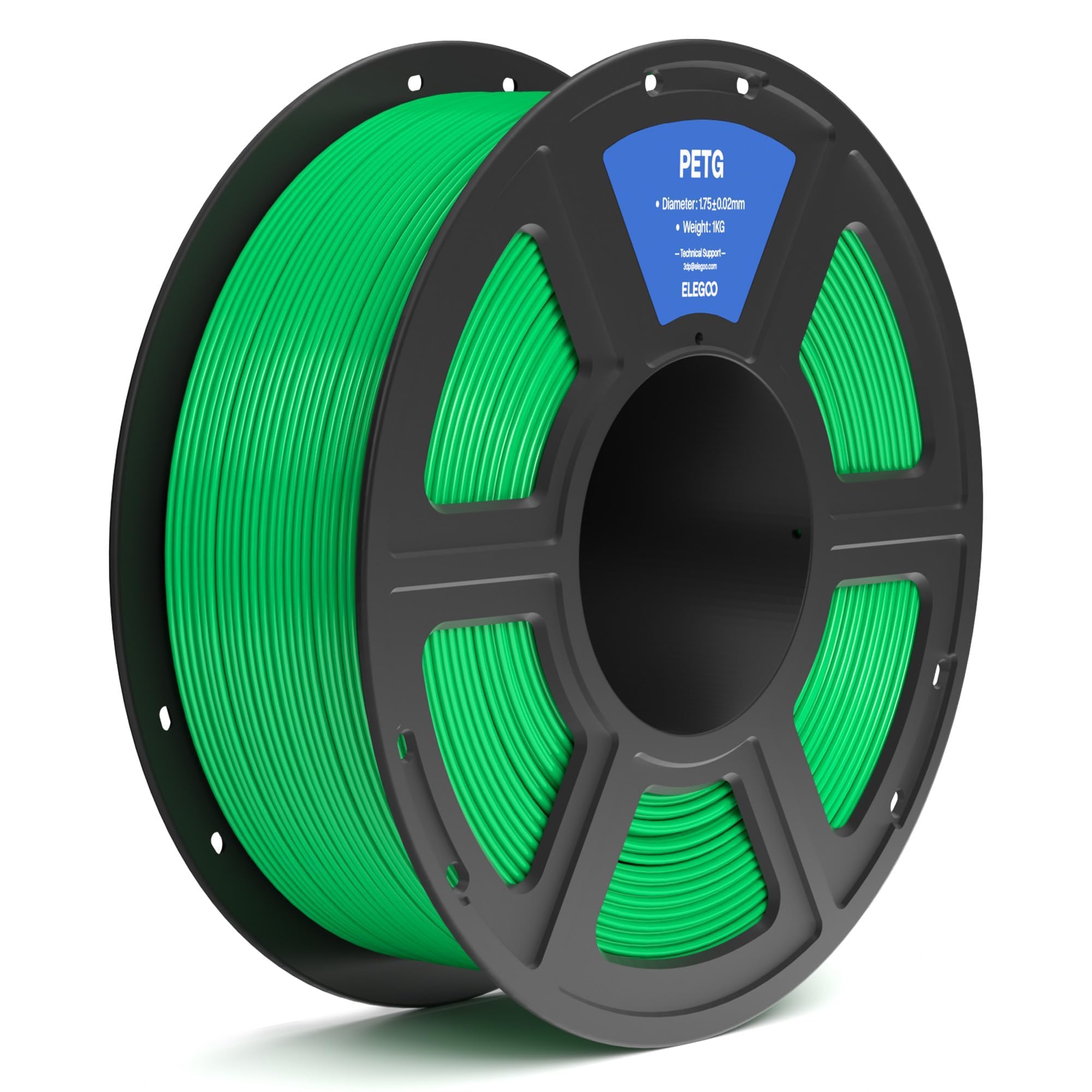 Foto 2 pulgar | Filamento Para Impresora 3d Elegoo Petg De 1,75 Mm, Verde, 1 Kg - Venta Internacional.