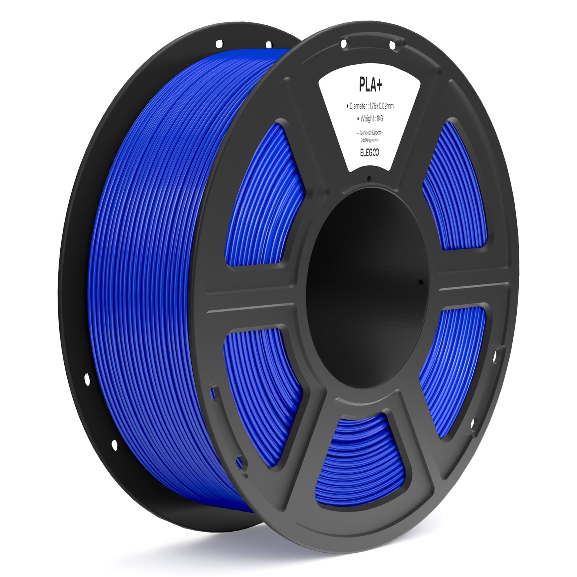 Foto 2 pulgar | Filamento Para Impresora 3d Elegoo Pla+ Azul Oscuro 1,75 Mm 1 Kg - Venta Internacional.