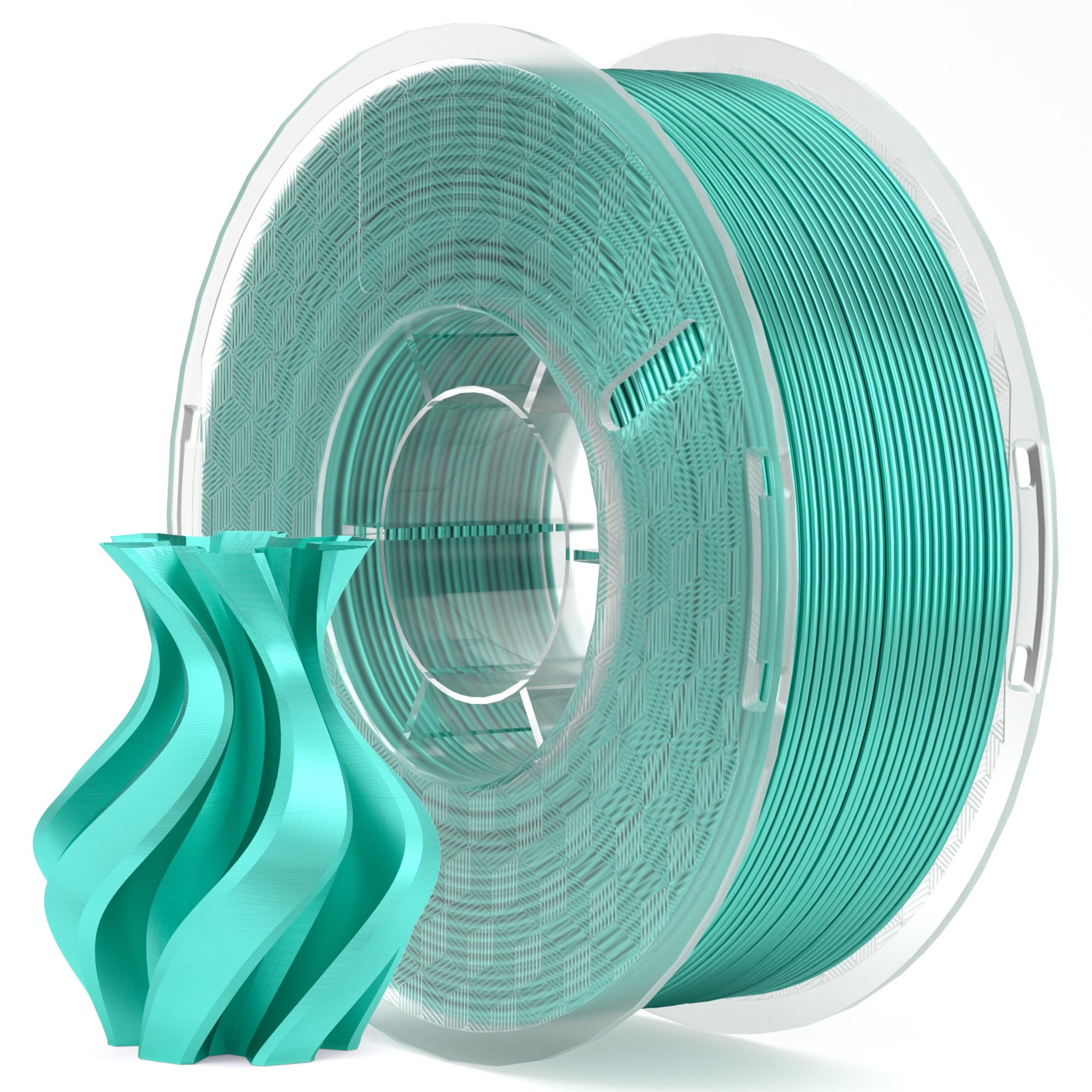 Foto 1 | Filamento Para Impresora 3d Elegoo Silk Pla, 1,75 Mm, Verde Menta, 1 Kg - Venta Internacional.