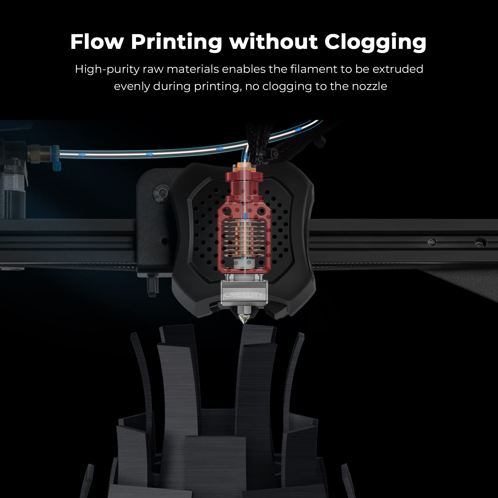 Foto 5 | Filamento Para Impresora 3d Creality Ender Pla, 1,75 Mm, 1 Kg, Azul - Venta Internacional.
