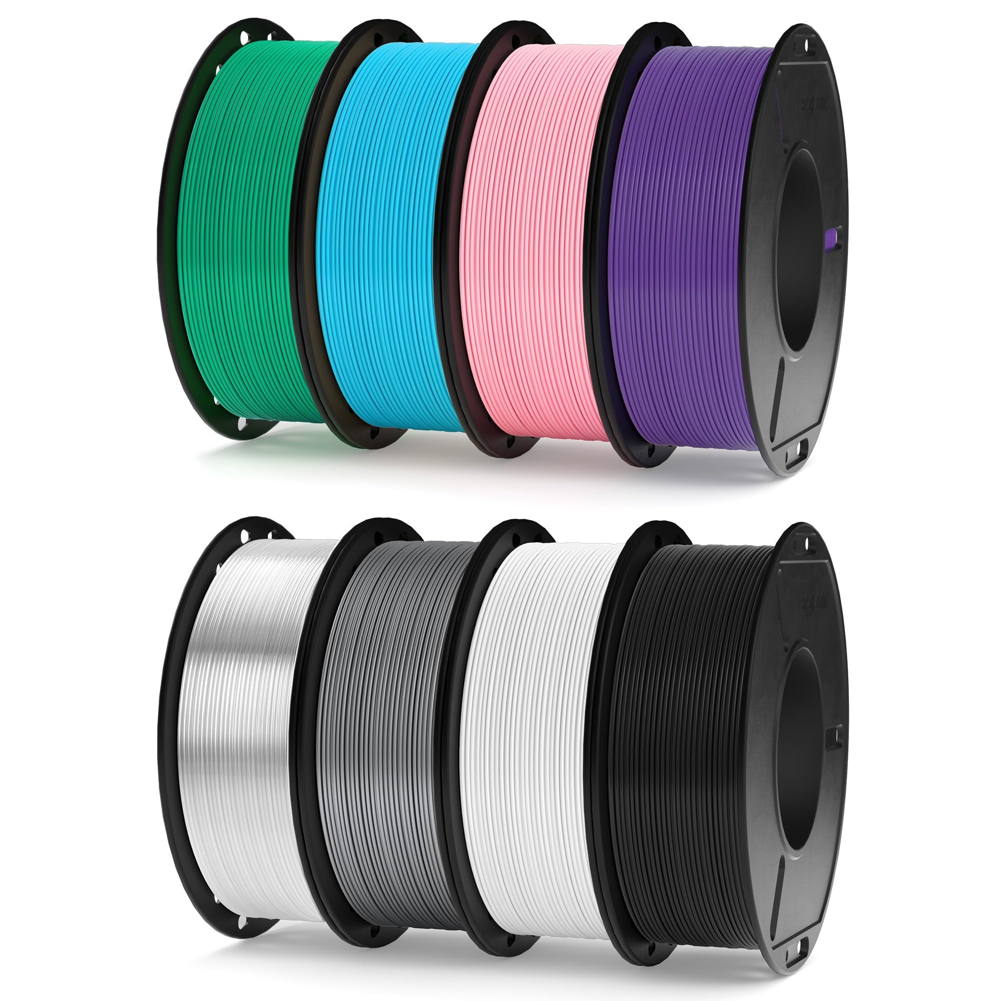 Filamento Para Impresora 3d Elegoo, 1.75 Mm, Pla, 250 G, Paquete De 8 Colores - Venta Internacional.