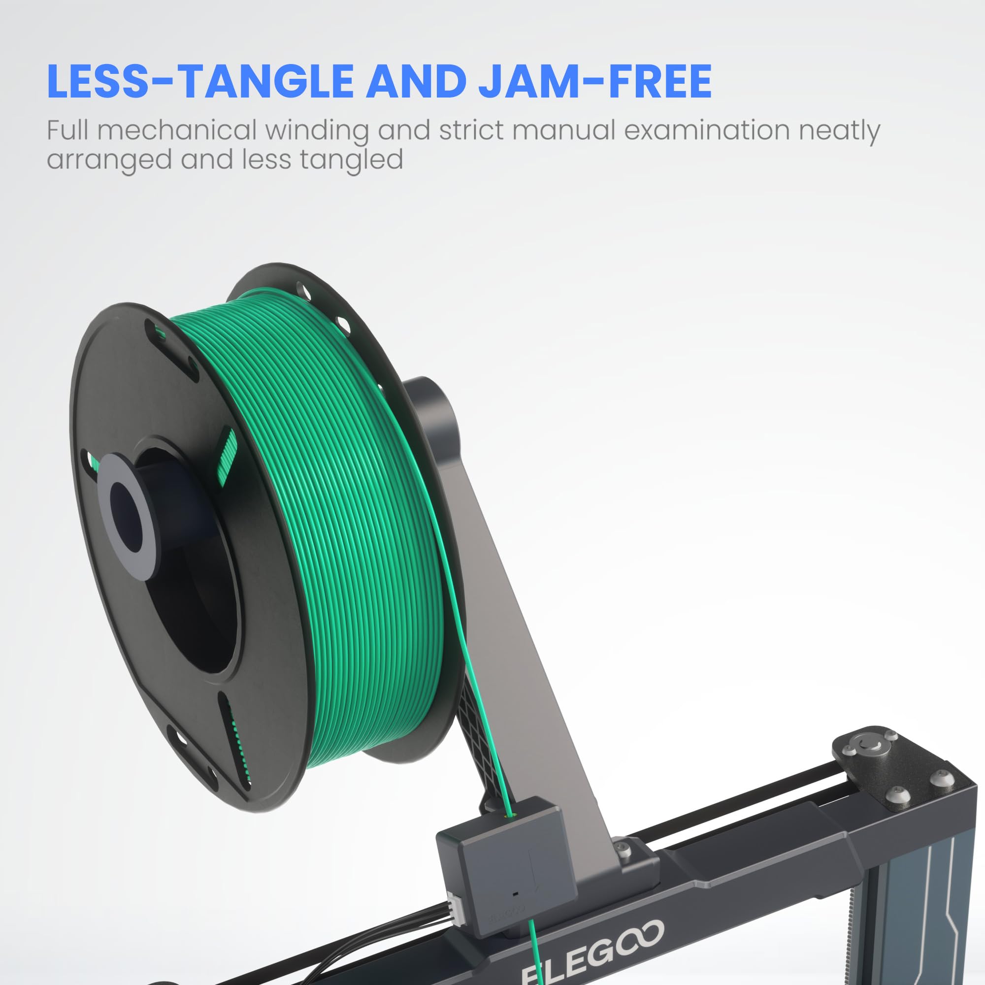 Foto 5 | Filamento Para Impresora 3d Elegoo, 1.75 Mm, Pla, 250 G, Paquete De 8 Colores - Venta Internacional.