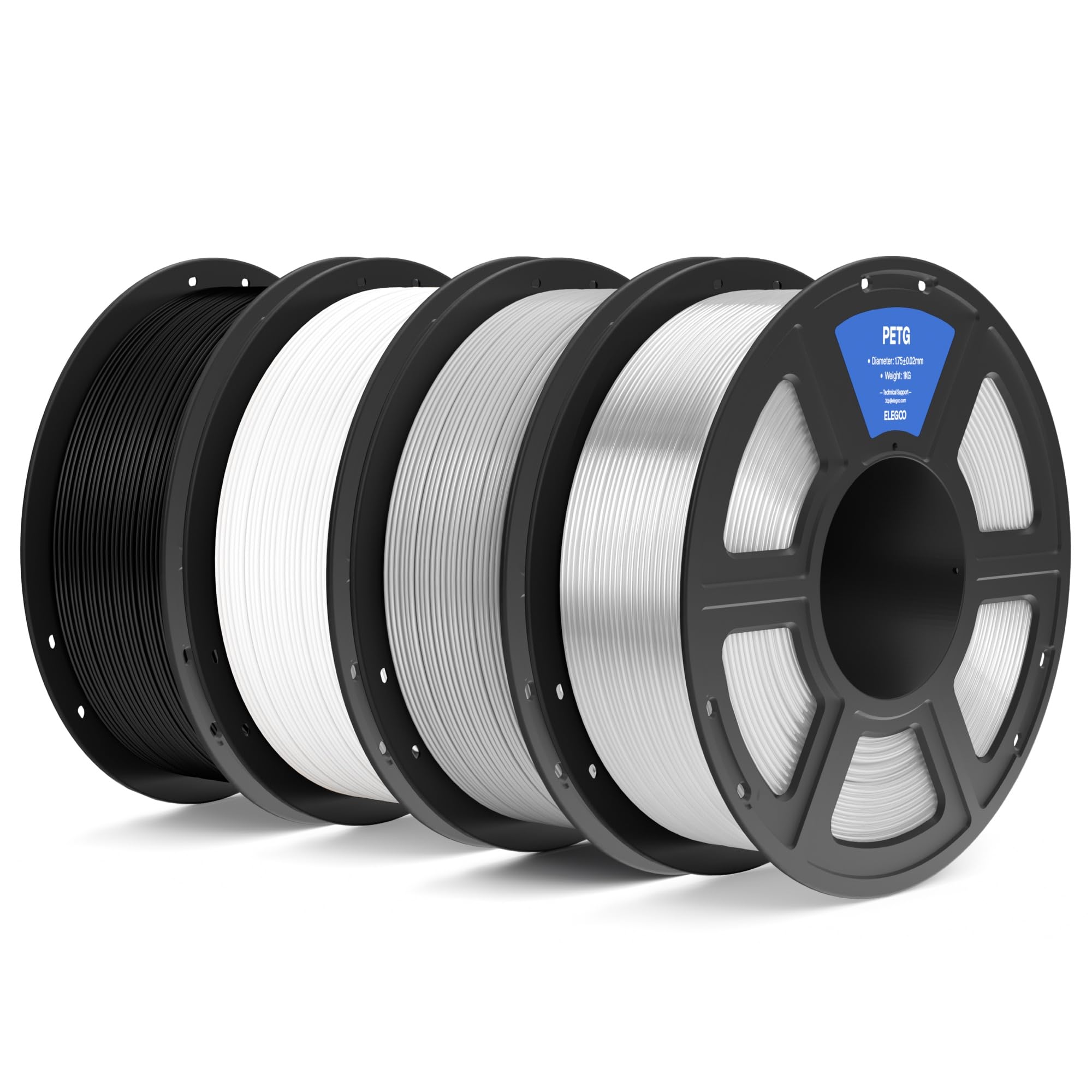 Filamento Para Impresora 3d Elegoo Petg De 1,75 Mm, Paquete De 4 Kg - Venta Internacional.