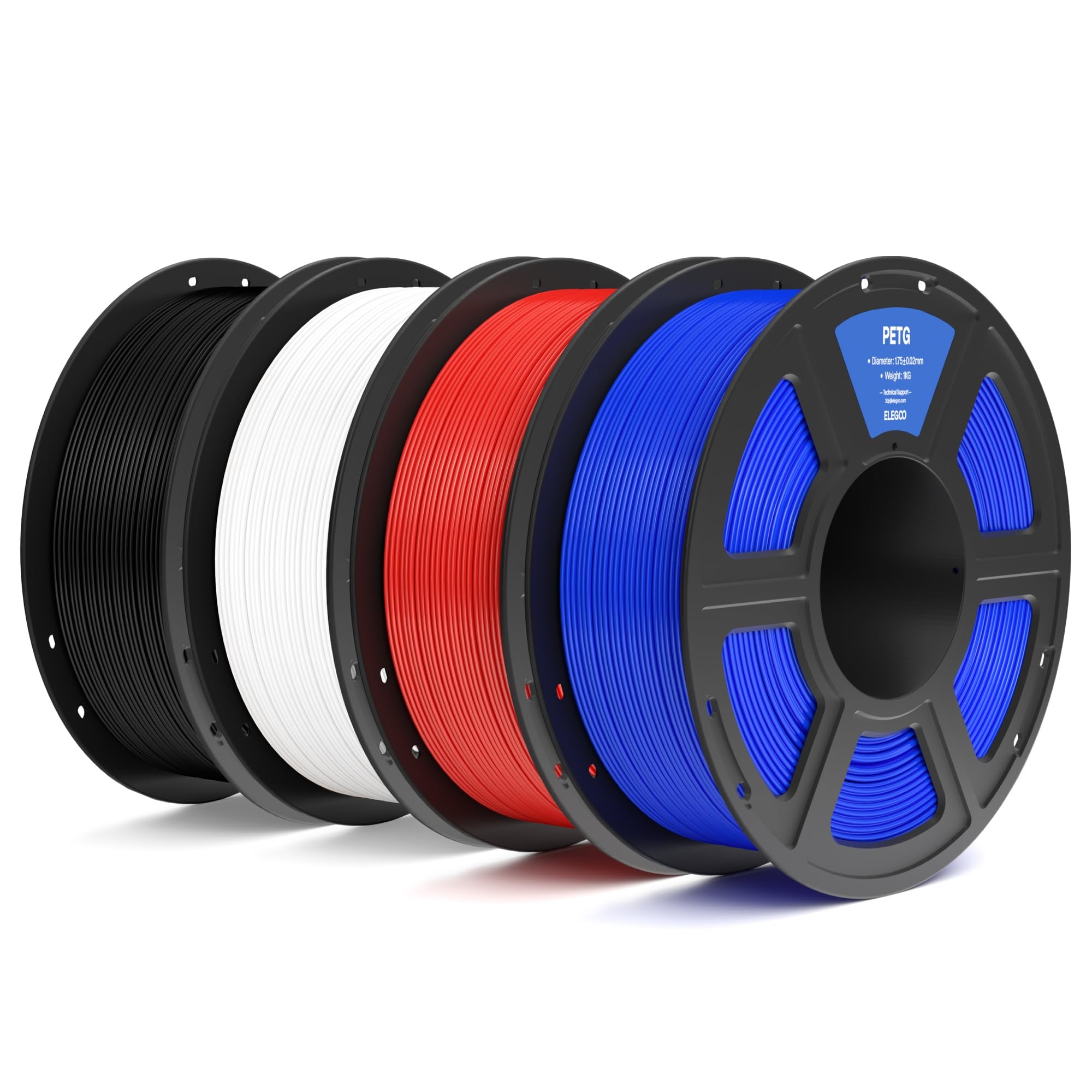 Paquete De Filamento Para Impresora 3d Elegoo Petg De 1,75 Mm Y 4 Kg Con Bobina - Venta Internacional.