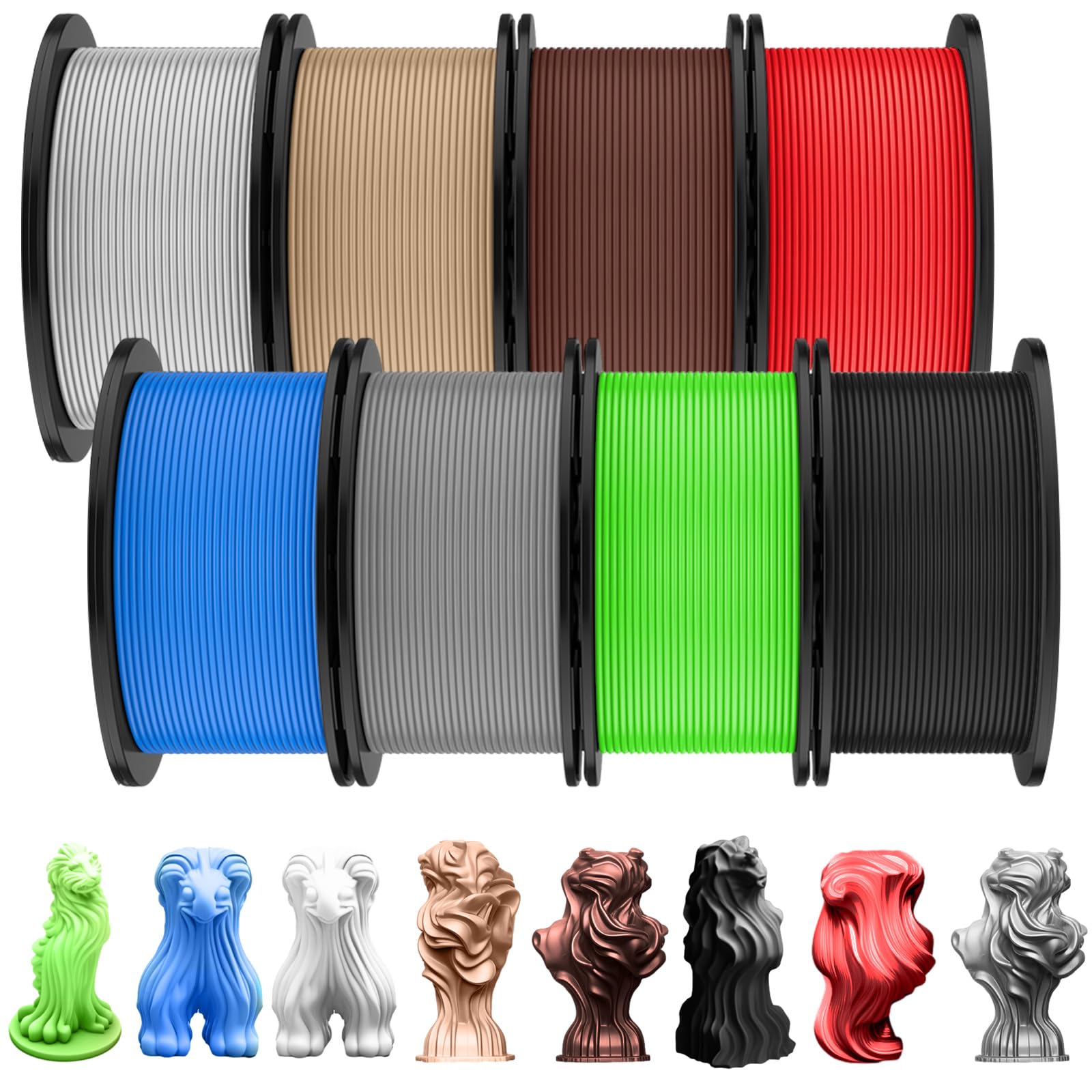 Foto 1 | Filamento Para Impresora 3d Pangda Pla De 1 75 Mm  Multicolor  2 Kg - Venta Internacional.