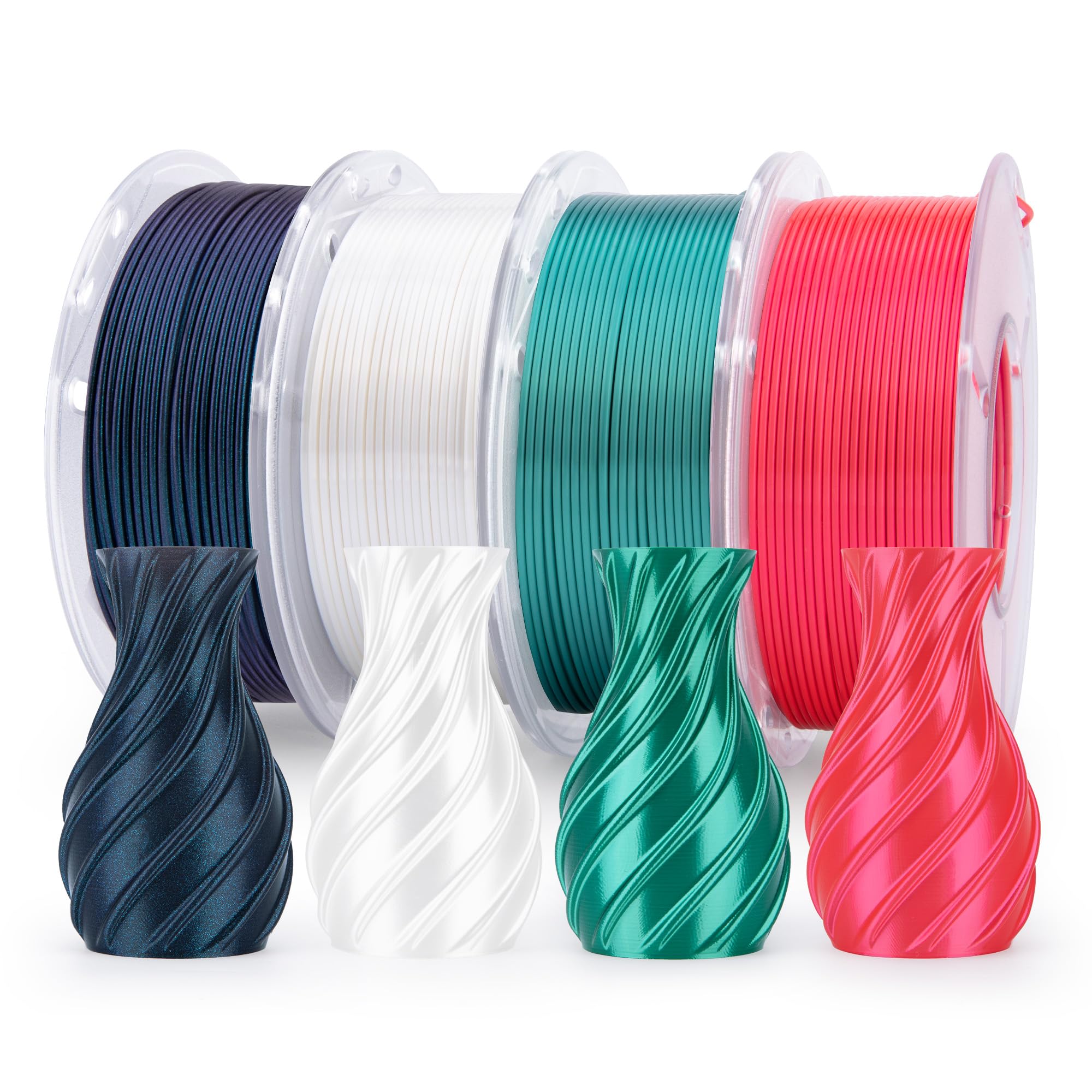 Foto 2 pulgar | Filamento Para Impresora 3d Elegoo Silk Pla  1 75 Mm  250 G  4 Colores - Venta Internacional.