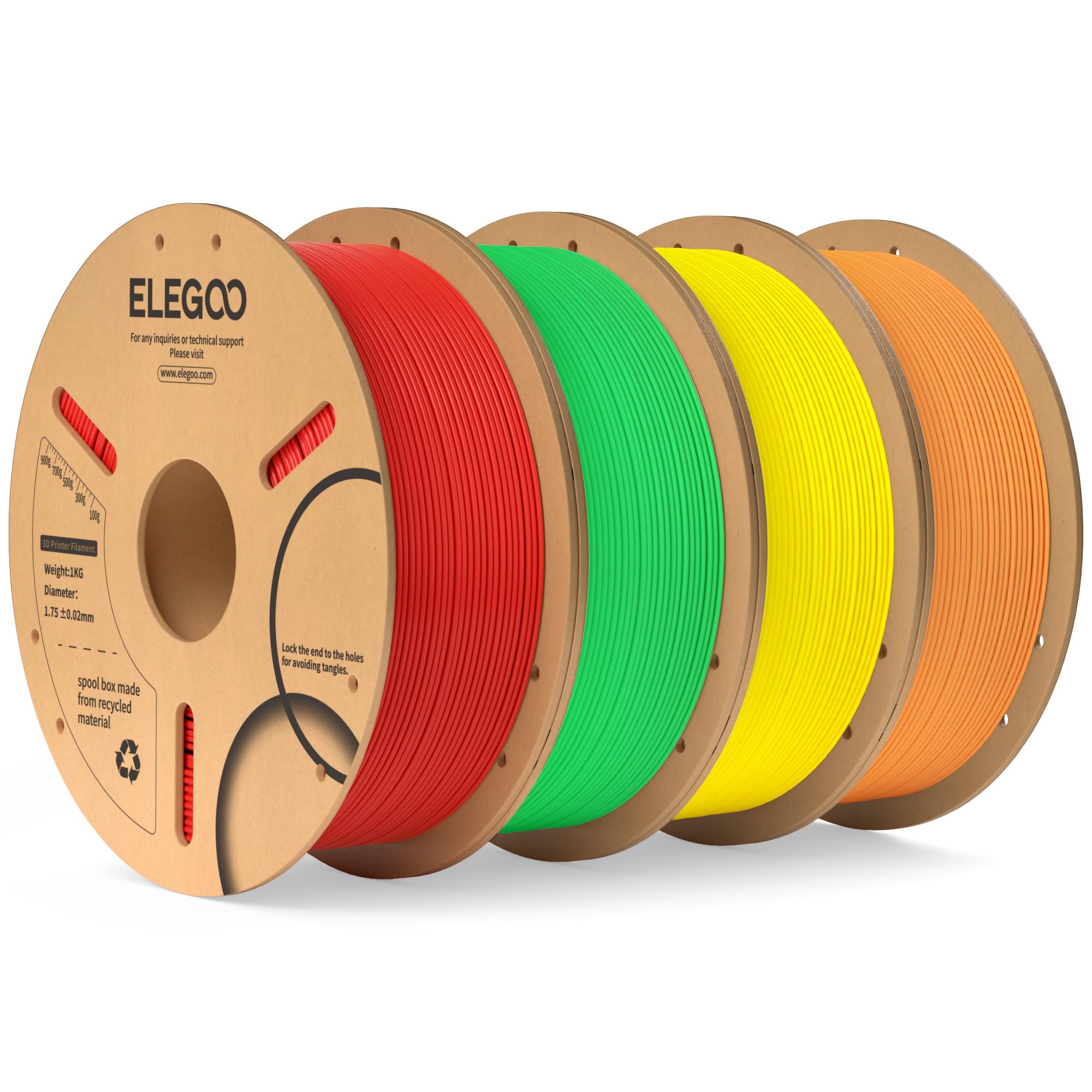 Foto 1 | Filamento Para Impresora 3d Elegoo Pla De 1 75 Mm  Paquete De 4 Kg Con Bobina - Venta Internacional.