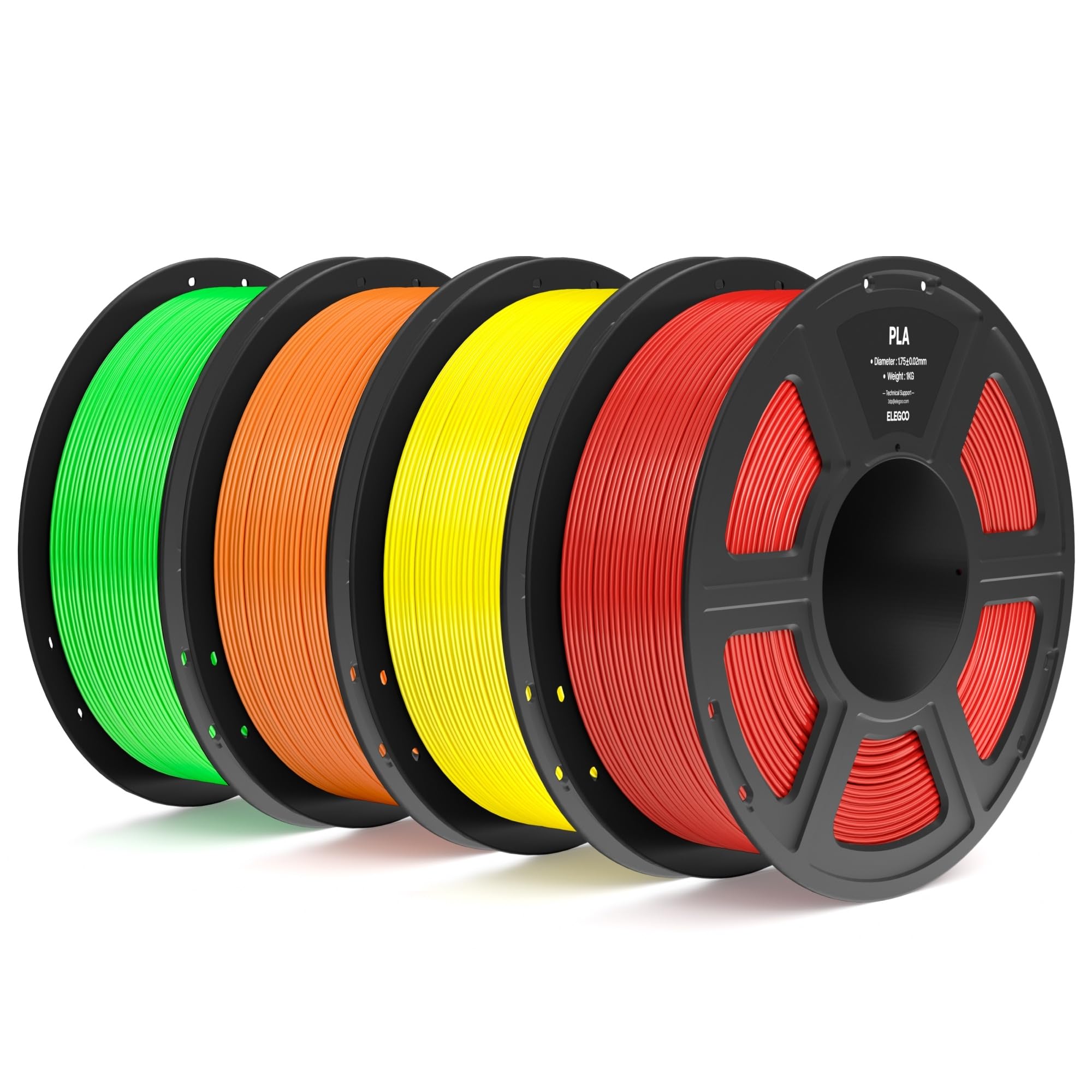 Foto 2 pulgar | Filamento Para Impresora 3d Elegoo Pla  1 75 Mm  4 Kg  Con Ajuste Dimensional - Venta Internacional.