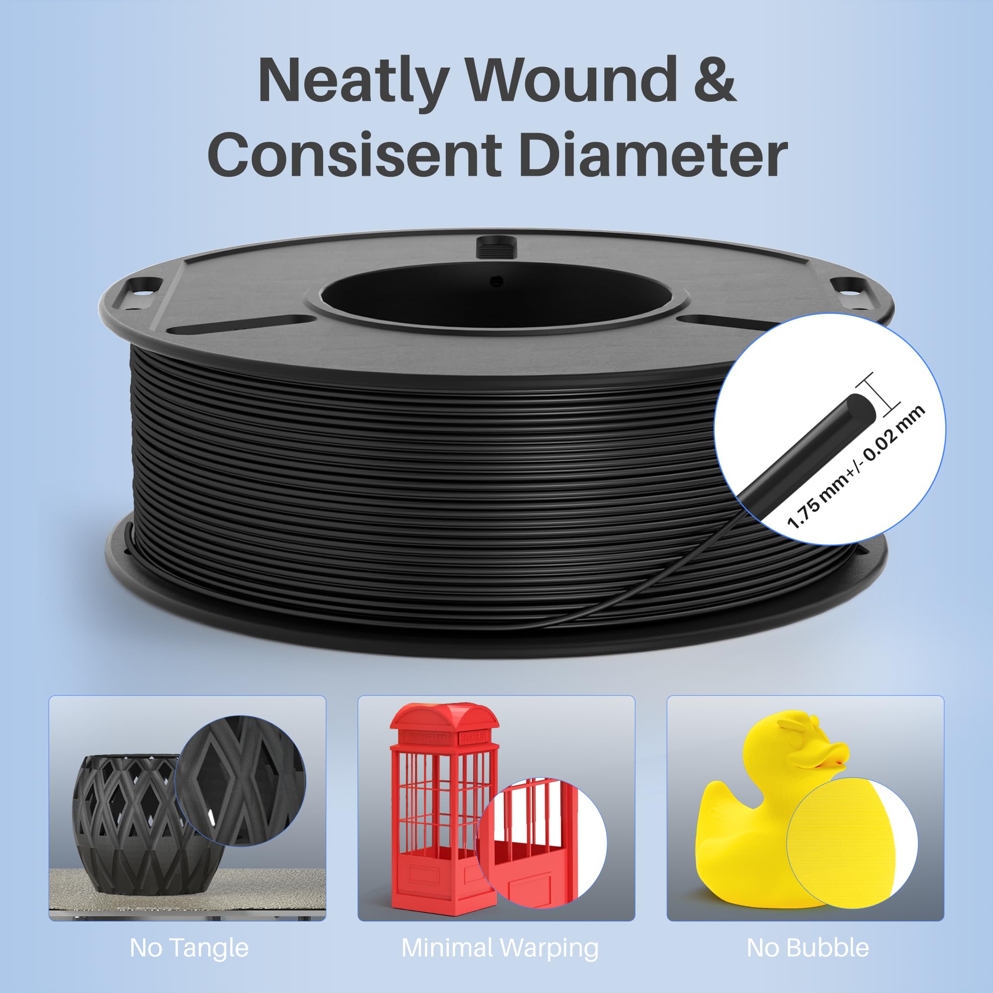 Foto 6 pulgar | Filamento Para Impresora 3d Elegoo Rapid Pla Plus De 1 75 Mm  8 Colores - Venta Internacional.