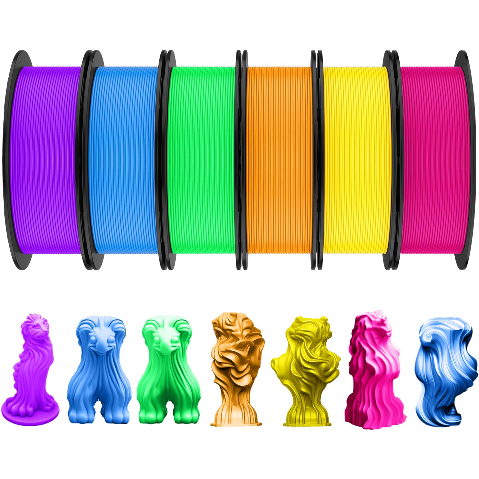 Foto 1 | Filamento Pangda Multicolor Pla Para Impresora 3d  1 75 Mm Y 1 5 Kg - Venta Internacional.
