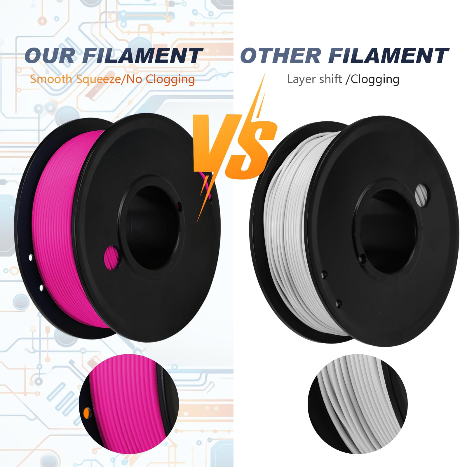 Foto 3 | Filamento Pangda Multicolor Pla Para Impresora 3d  1 75 Mm Y 1 5 Kg - Venta Internacional.