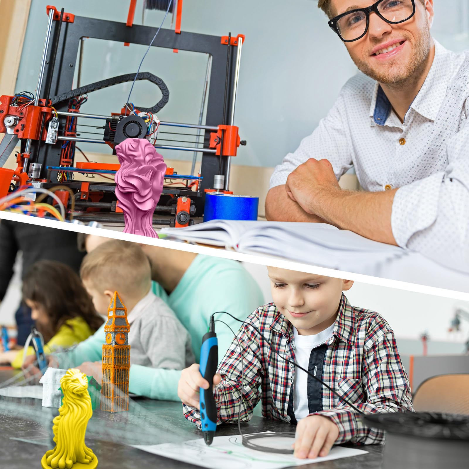 Foto 7 pulgar | Filamento Para Impresora 3d Pangda 1.75 Mm Pla Multicolor  2 Kg - Venta Internacional.