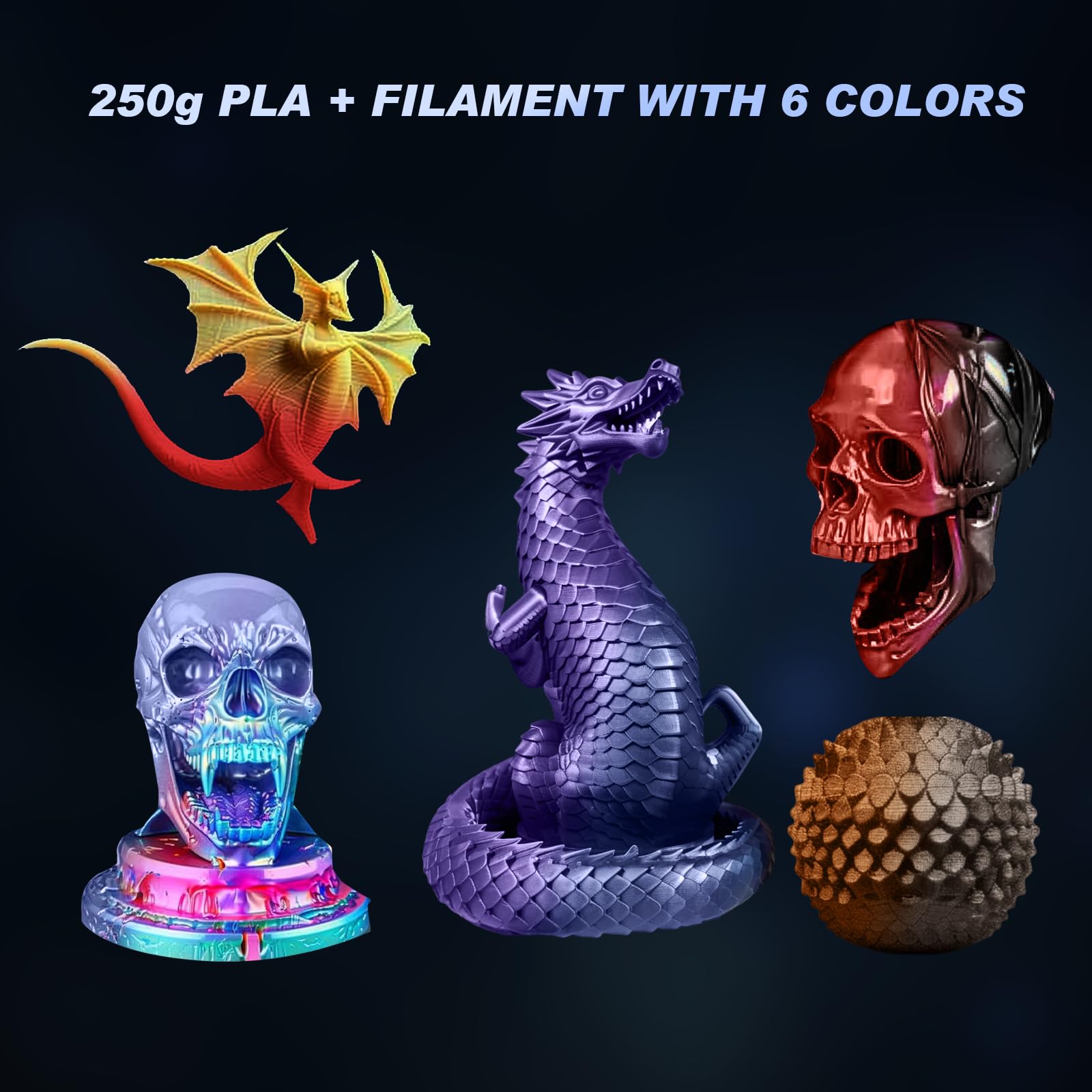 Foto 6 pulgar | Filamento Pangda Multicolor Pla Para Impresora 3d  1 75 Mm Y 1 5 Kg - Venta Internacional.