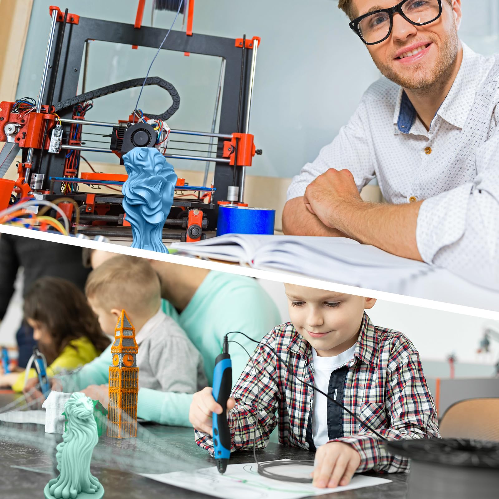 Foto 7 | Filamento Para Impresora 3d Pangda 1.75 Mm Pla Multicolor 1.5 Kg - Venta Internacional.