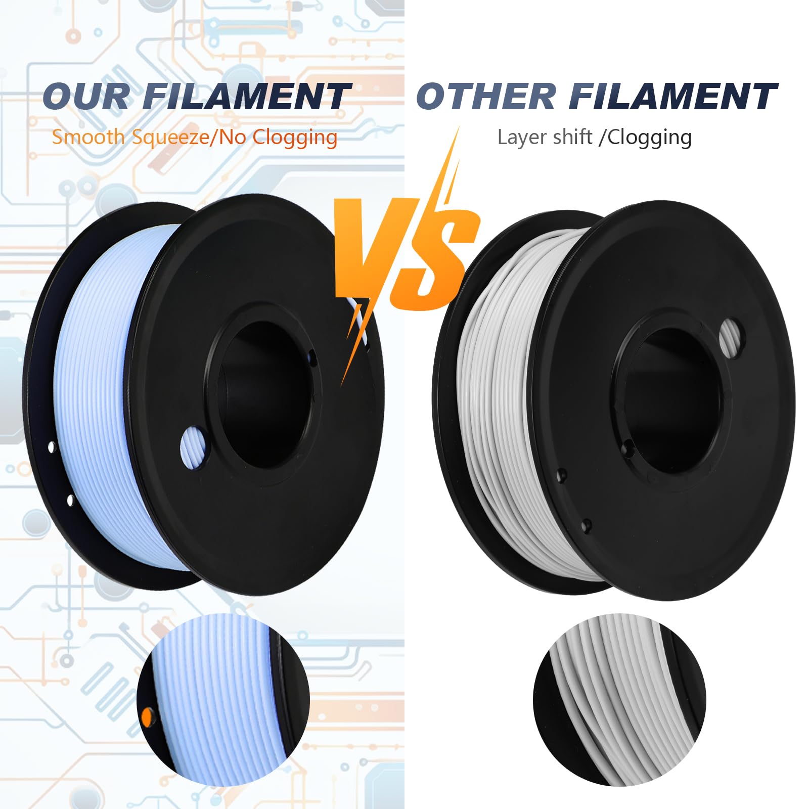 Foto 4 pulgar | Filamento Pangda Multicolor Pla Para Impresora 3d  1 75 Mm Y 1 5 Kg - Venta Internacional.